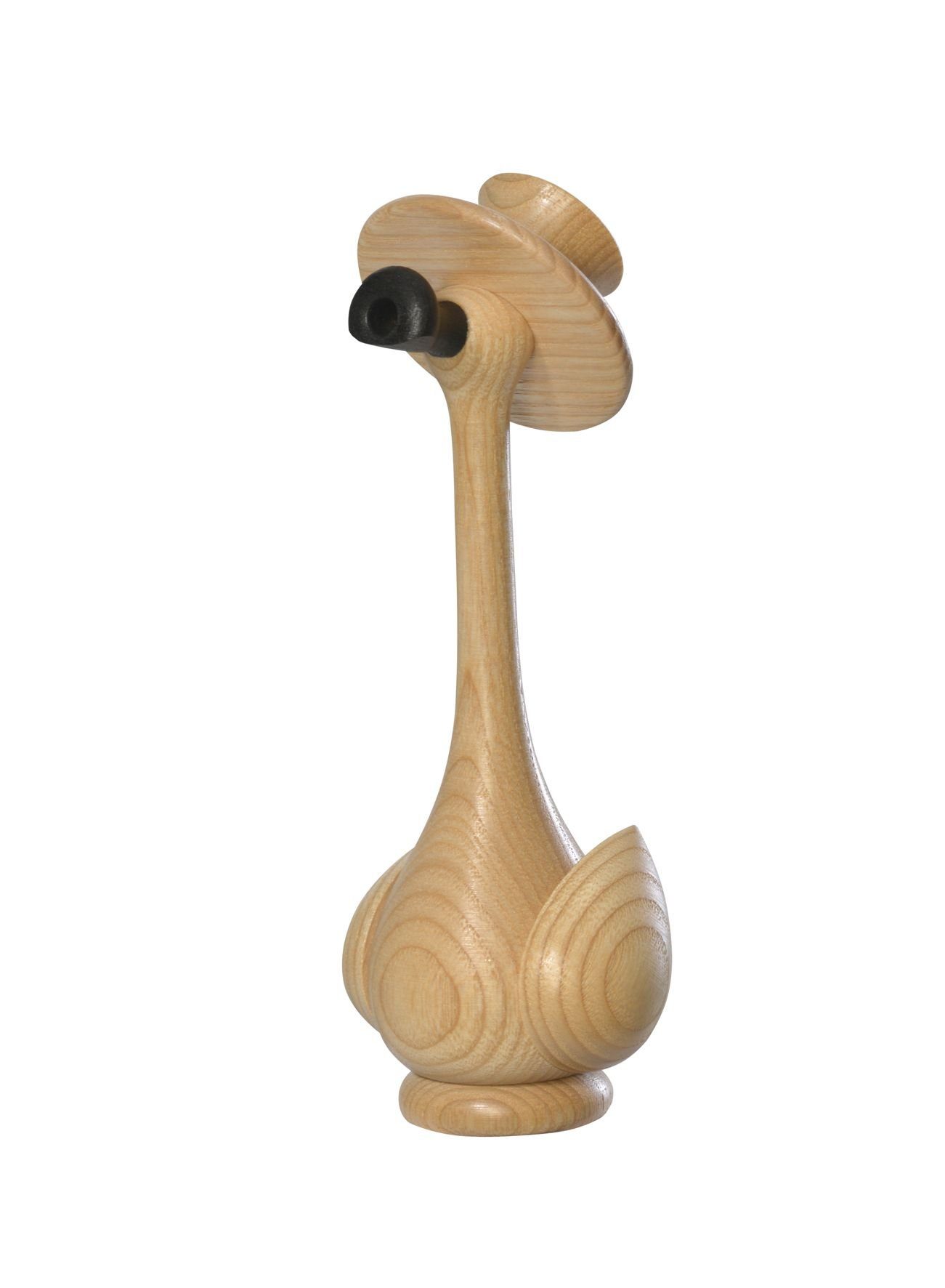 KWO Kunstgewerbe Werkstätten Sammelfigur Räucherfigur Ente Gustav natur klein BxTxH= 6x5x17cm NEU