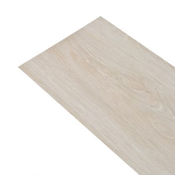 Teppichboden PVC-Fliesen Selbstklebend 2,51 m² 2 mm Eiche Weiß, vidaXL
