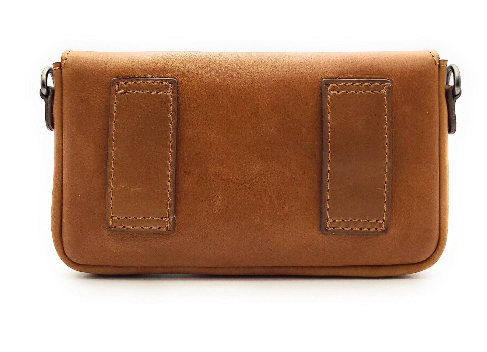 Hill Burry Gürteltasche echt Leder Hüfttasche, Umhängetasche, flach gearbeitet, gut für Smartphones geeignet