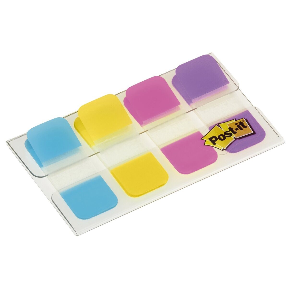 Post-it Notes Haftnotizblock Index STRONG - 16 x 38 mm sortiert 4x 10 Streifen. (6 Stück)