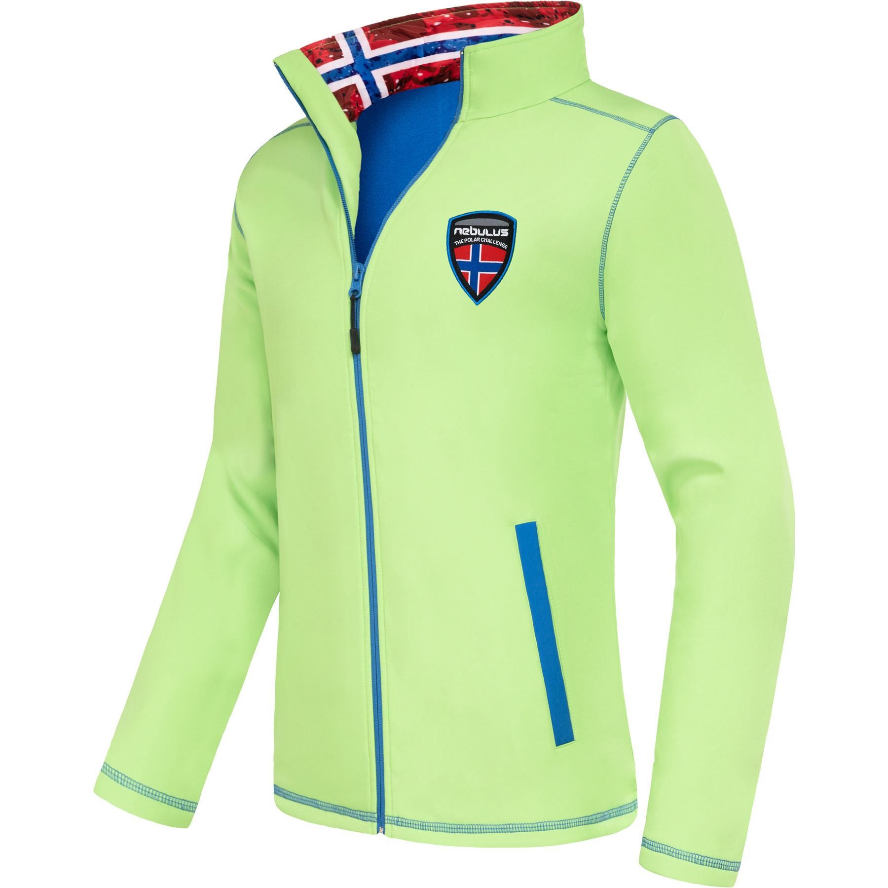 Softshelljacke MARQUES, P5548 - Herren, lime-kobalt, XXL