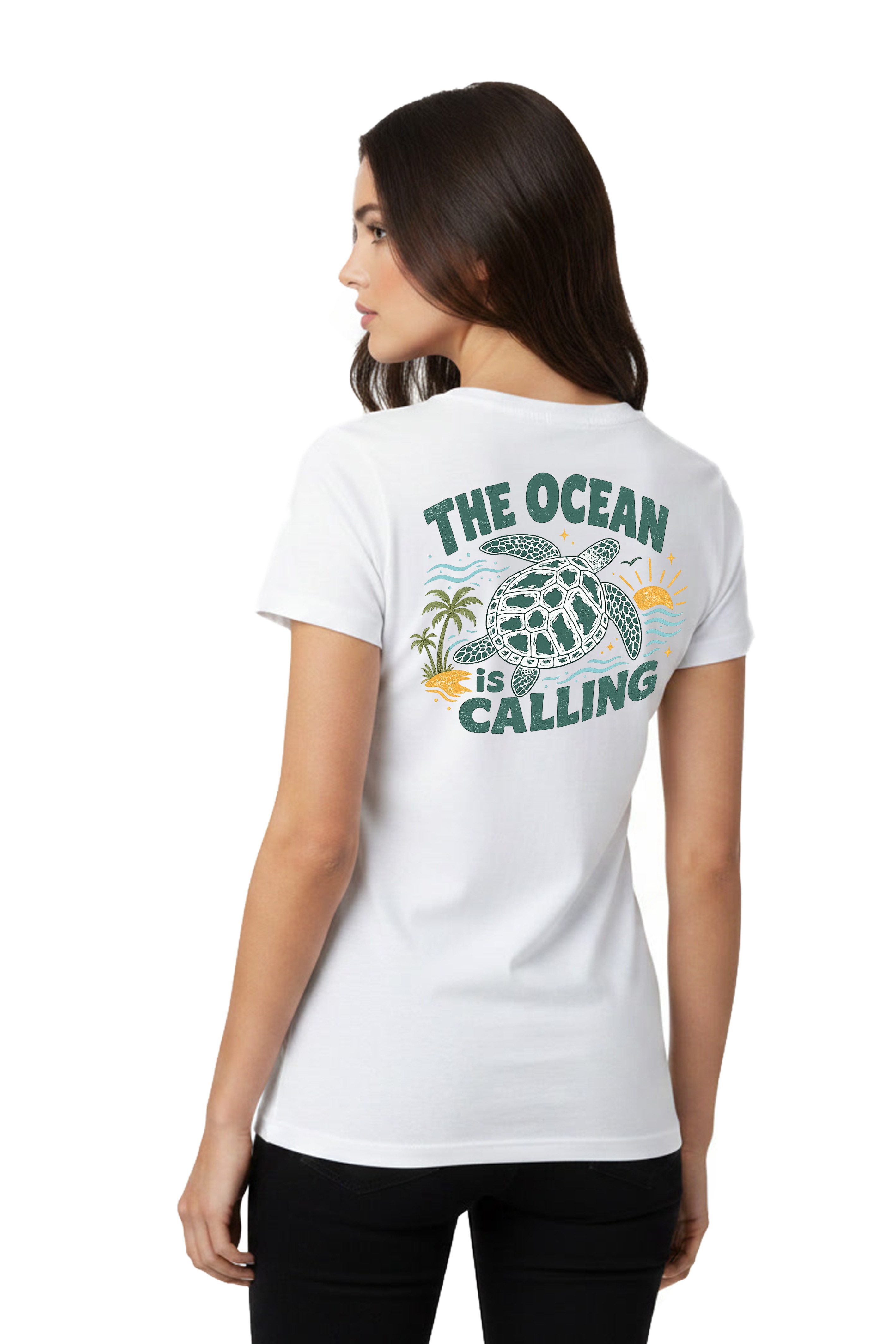 T-Shirt Damen Ocean Shirt Print