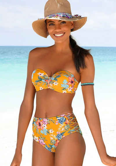 Bench. Bügel-Bandeau-Bikini-Top Maui, in floralem Design