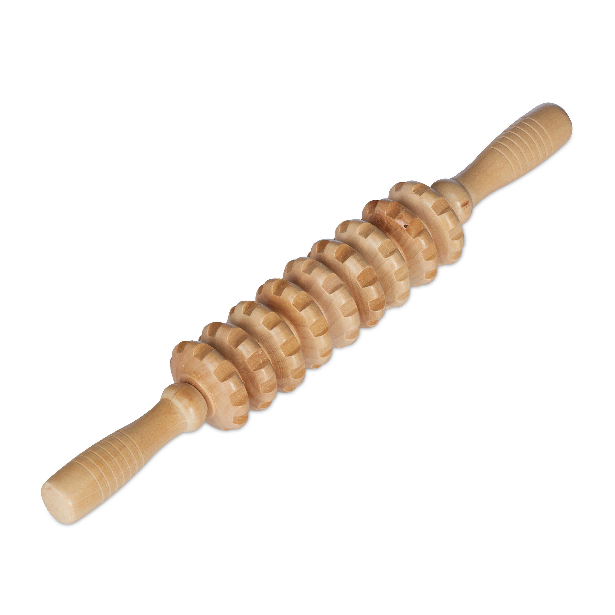 relaxdays Massageroller Massage Roller aus Holz, 1-tlg.