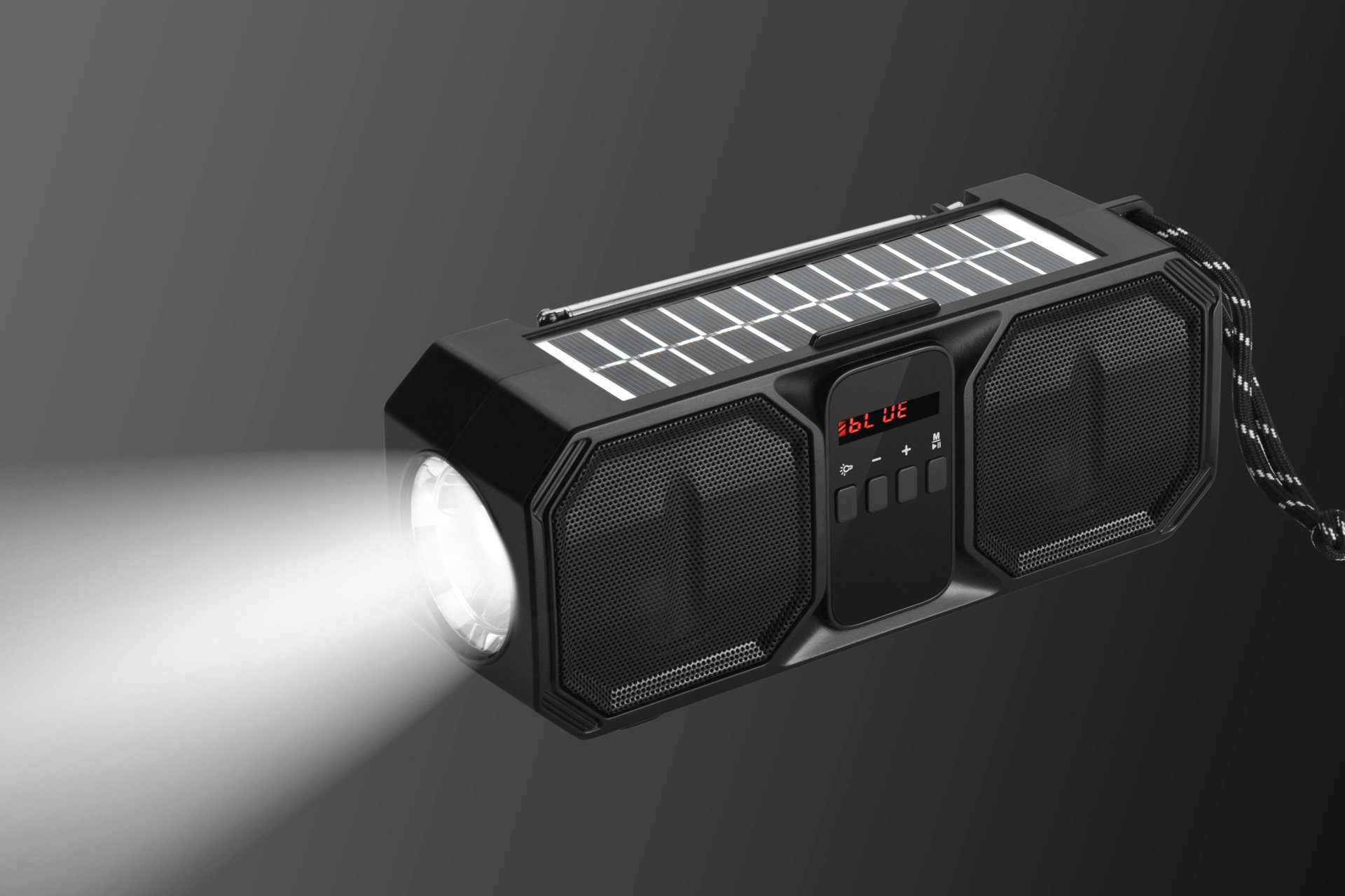 Denver BTG-158 Solar Bluetooth-Lautsprecher 80 W) (Bluetooth