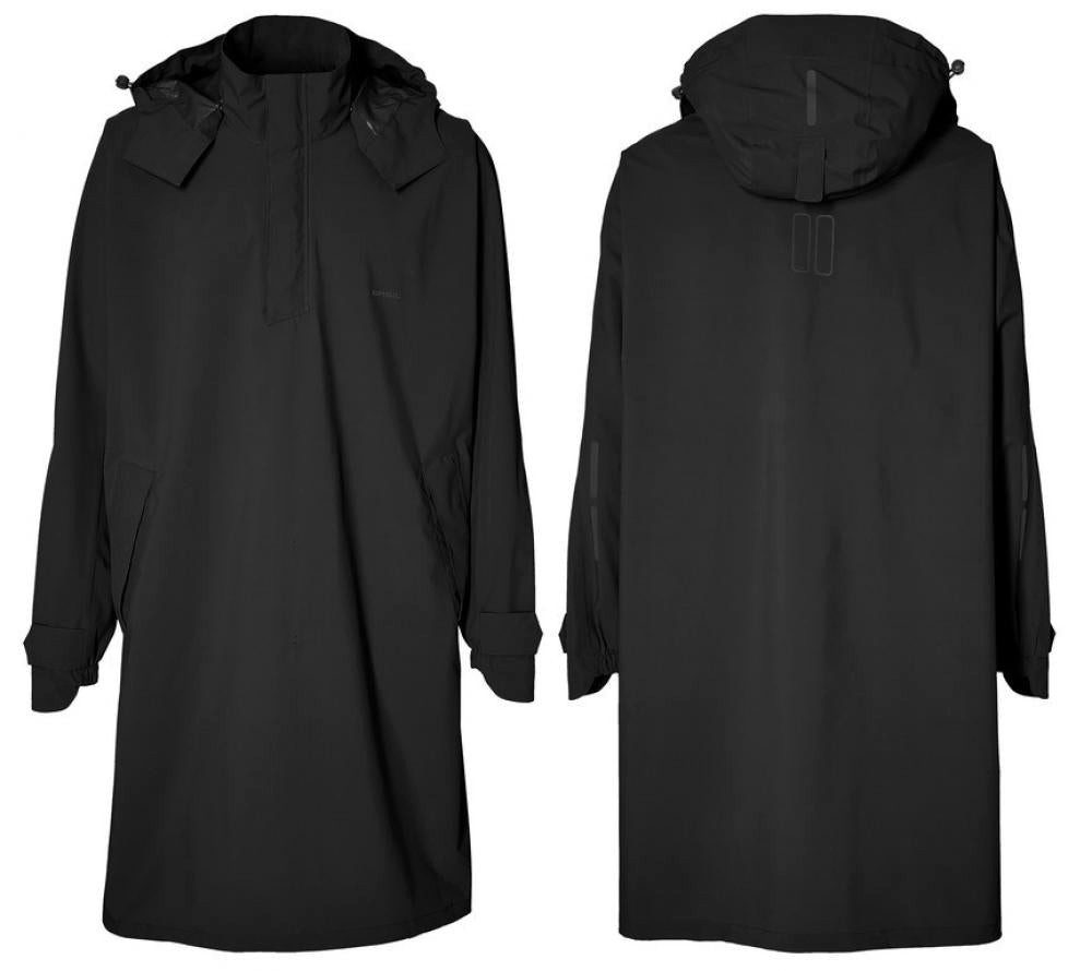Basil Regenponcho Basil Fahrrad Regenponcho Mosse jet black XL XXL unisex