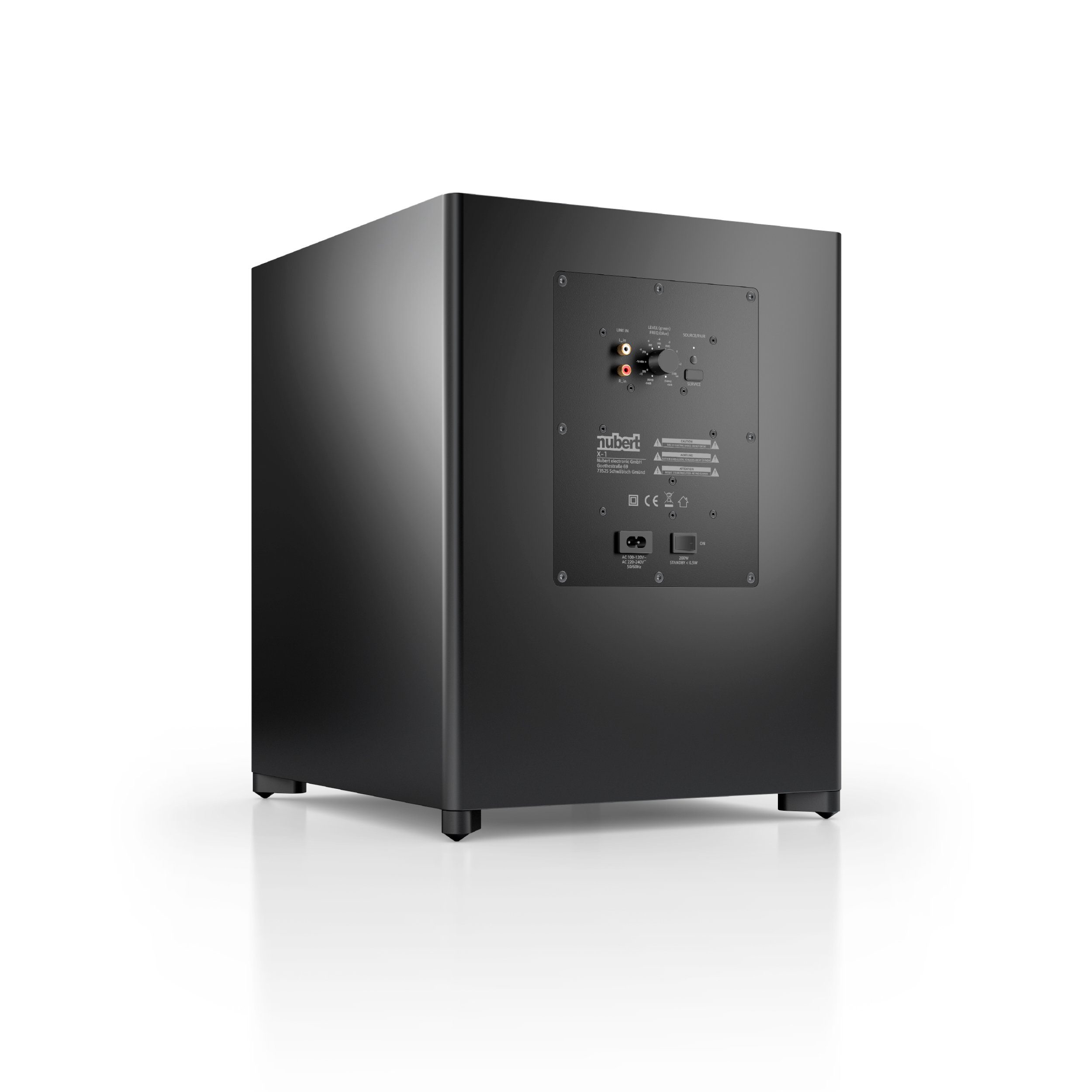 Nubert nuSub XW-900 Subwoofer (220 W, Aktiver Downfire-Subwoofer)