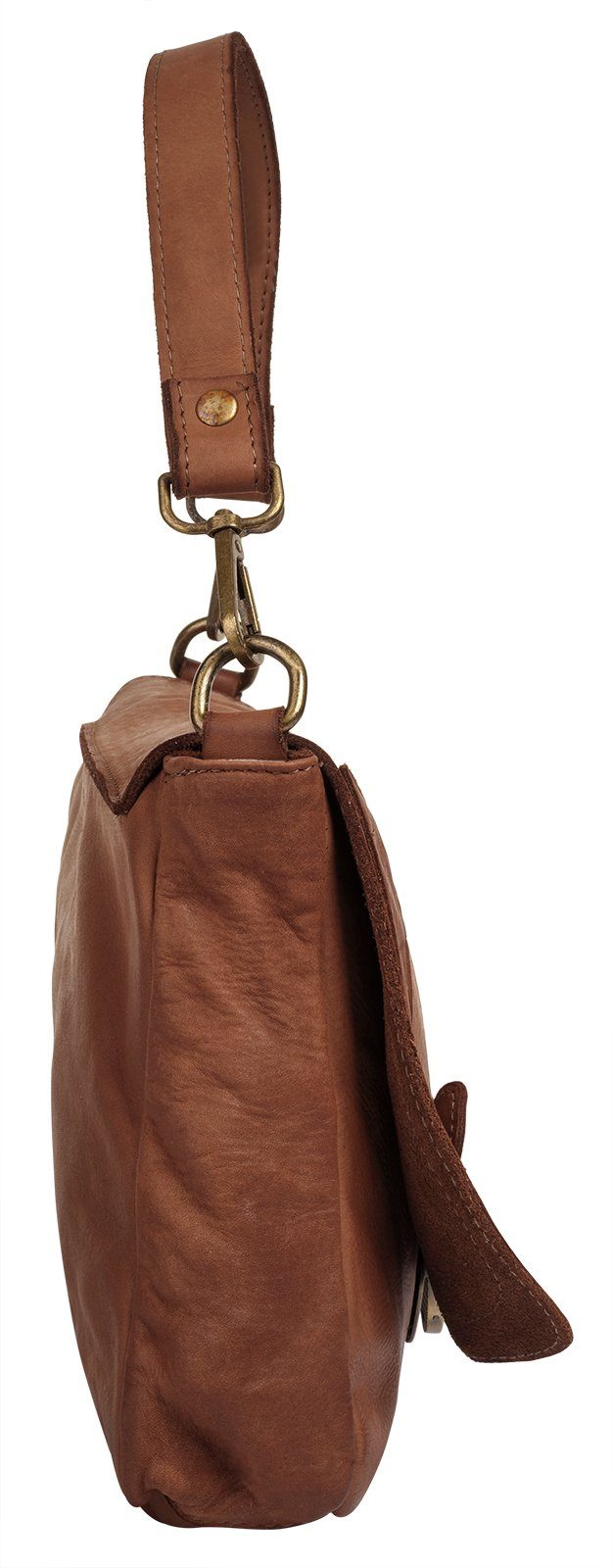 Samantha Look Umhängetasche (1-tlg), echt Leder, Made in Italy
