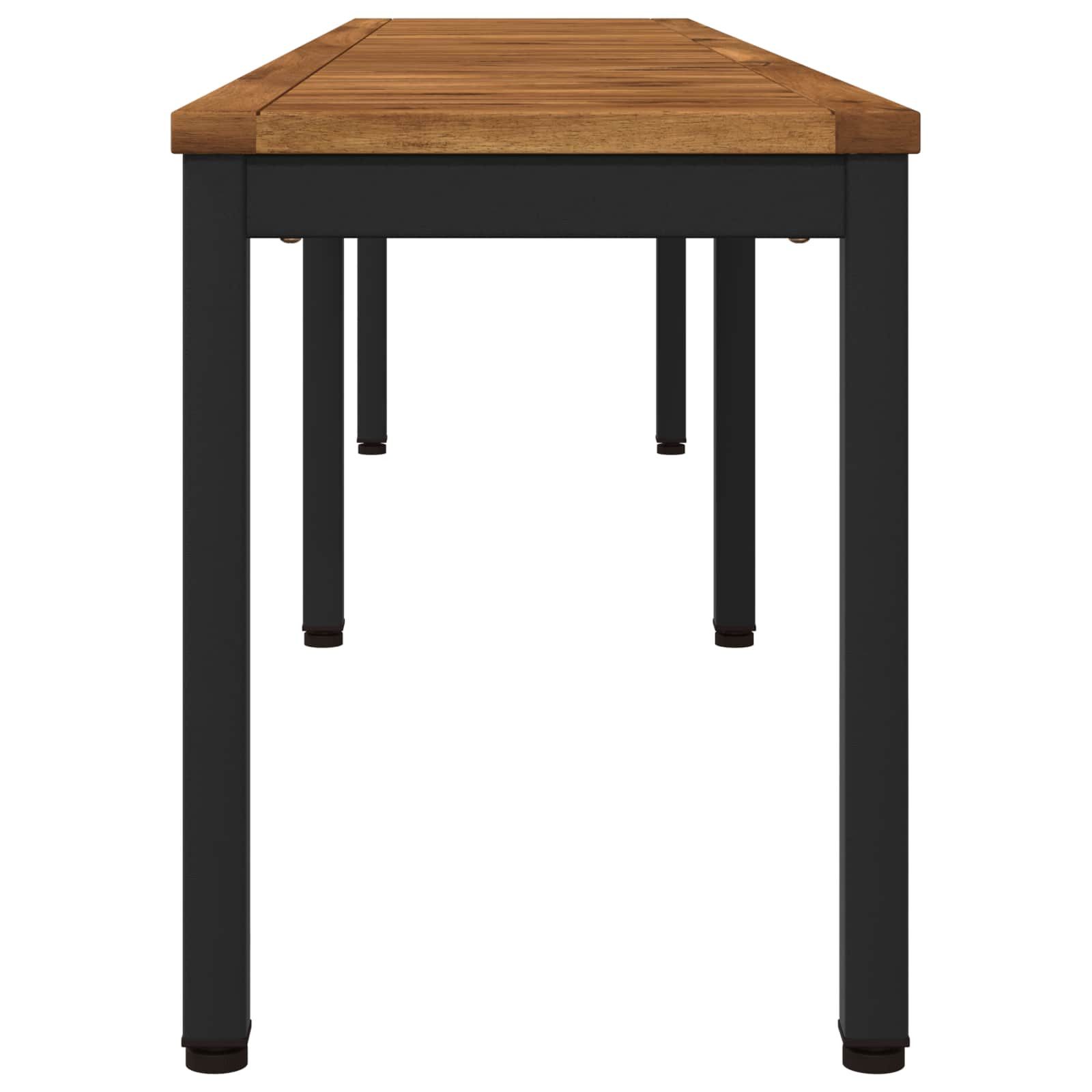 vidaXL Gartenbank Gartenbank 201 x 35 x 45 cm Massivholz Rechtwinklig (1-St)