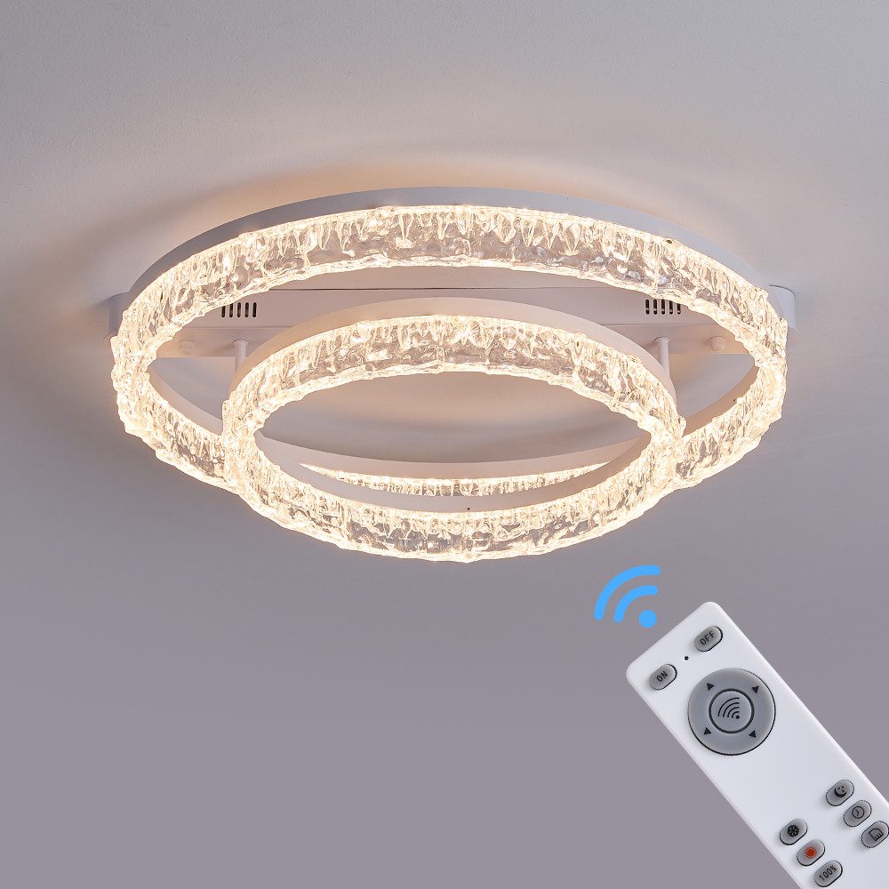 Eurotondisplay LED Deckenleuchte LED Deckenleuchte Fernbedienung/Handy-App günstig online kaufen
