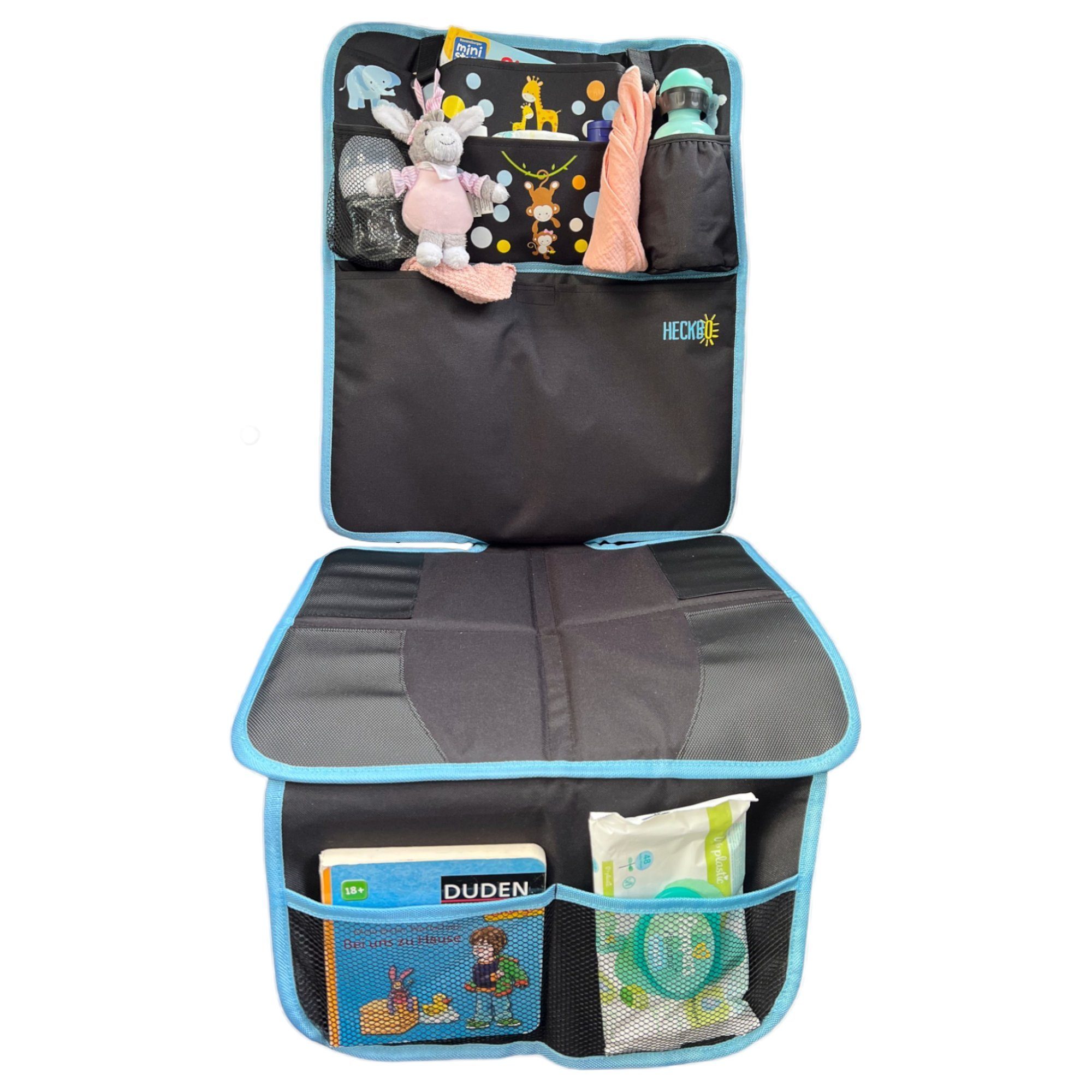 HECKBO Kindersitzunterlage 1x Auto Kindersitzunterlage XL, Schutzunterlage Kindersitz Sitzschutz