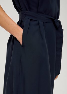 s.Oliver Minikleid Kleid mit Bindeband aus Viskose