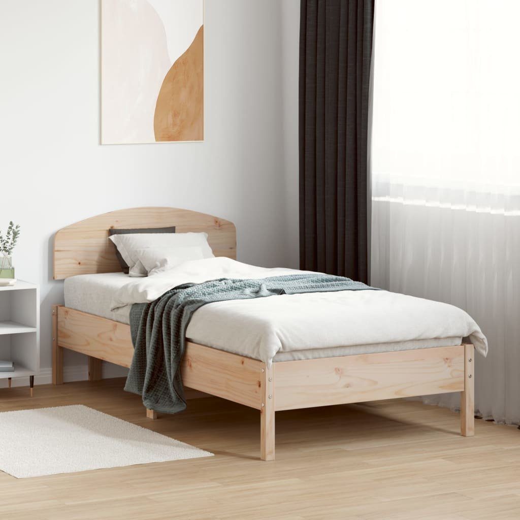vidaXL Bett Kopfteil 90 cm Massivholz Kiefer (1-tlg)