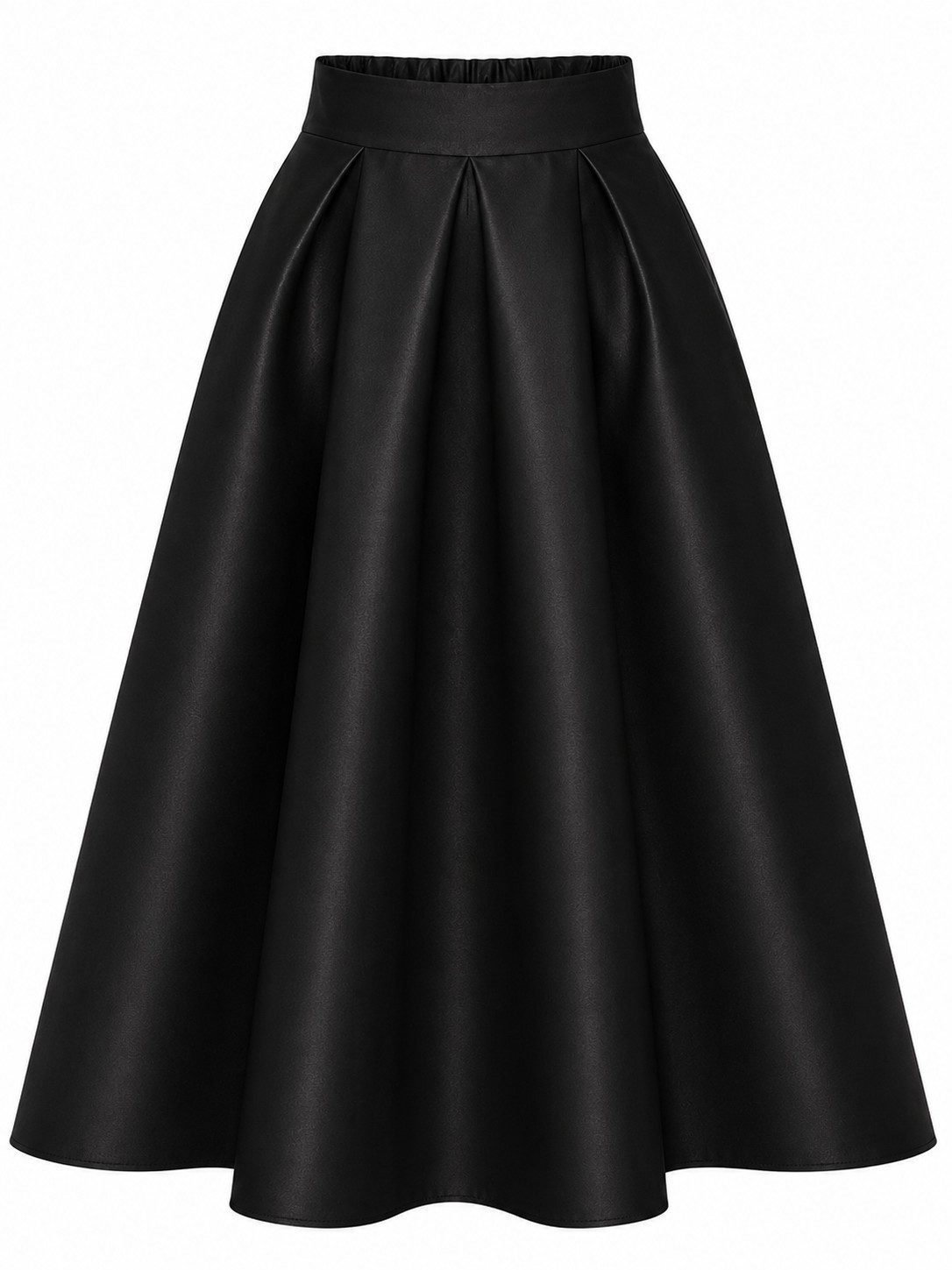 Mississhop A-Linien-Rock Damen Abendlicher Maxirock – eleganter Anlass Rock, formstabil, S/M