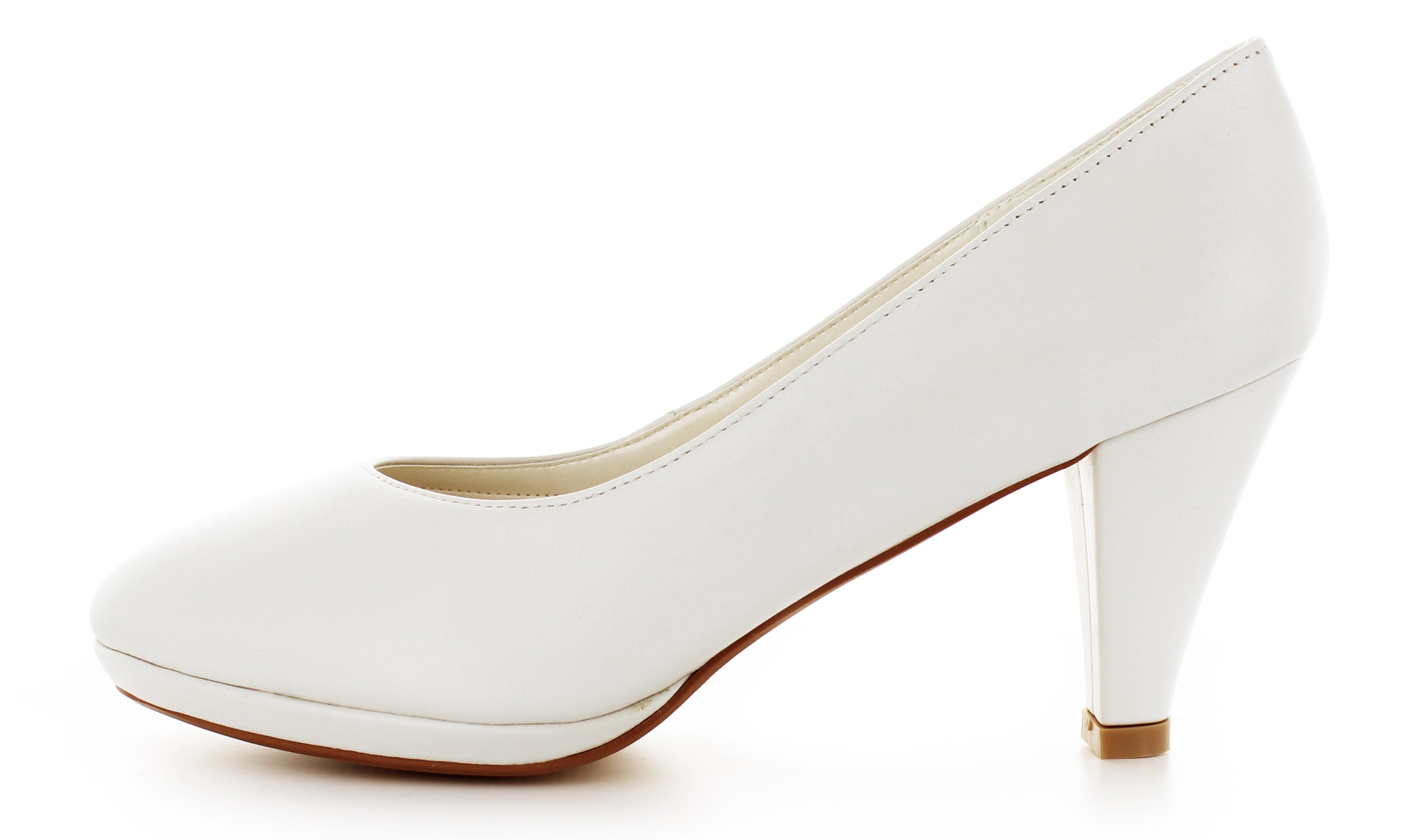 White Lady 833 klassische Leder Brautschuhe Pumps