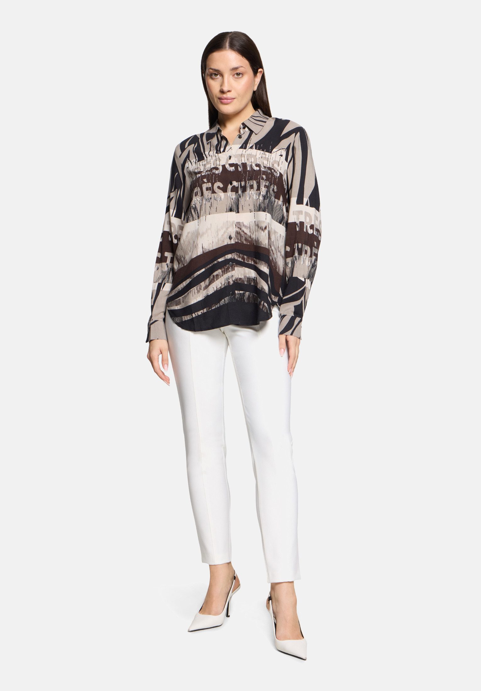 Betty Barclay Bügelfaltenhose Damen Slim Fit Material