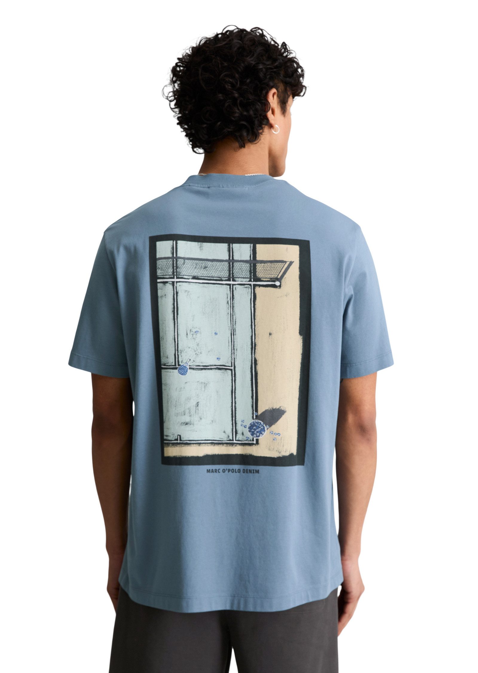 Marc O'Polo DENIM T-Shirt mit großem Rückenprint