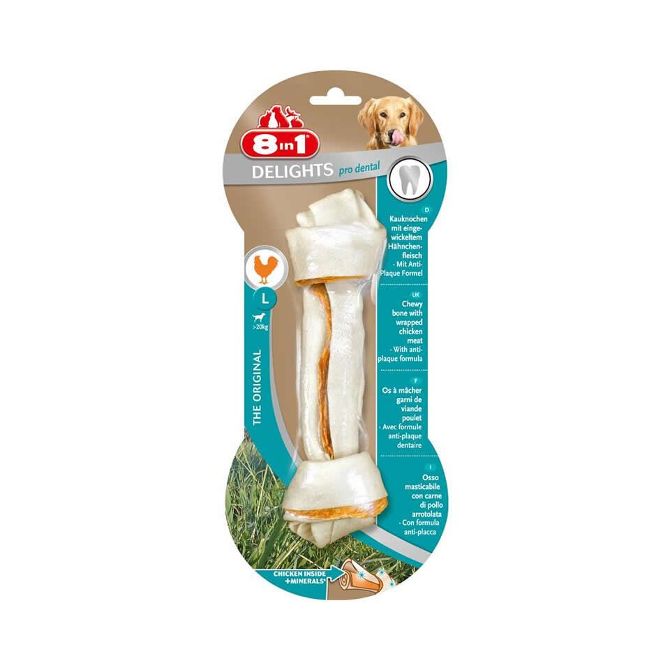 8in1 Dental Delights Kauknochen L