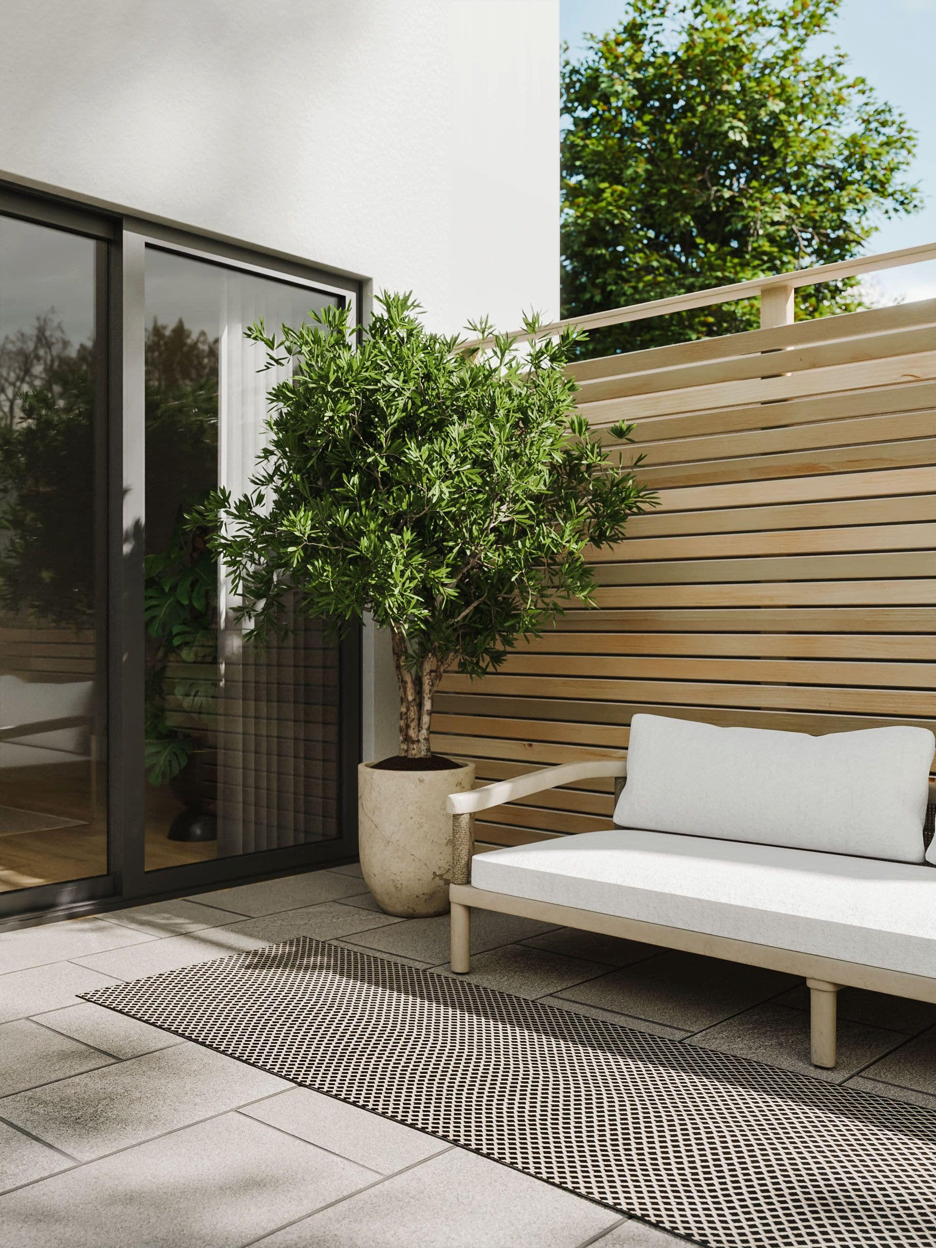 benuta Outdoorteppich Lou, rechteckig, Höhe: 5 mm, Outdoor Teppich Garten, günstig online kaufen