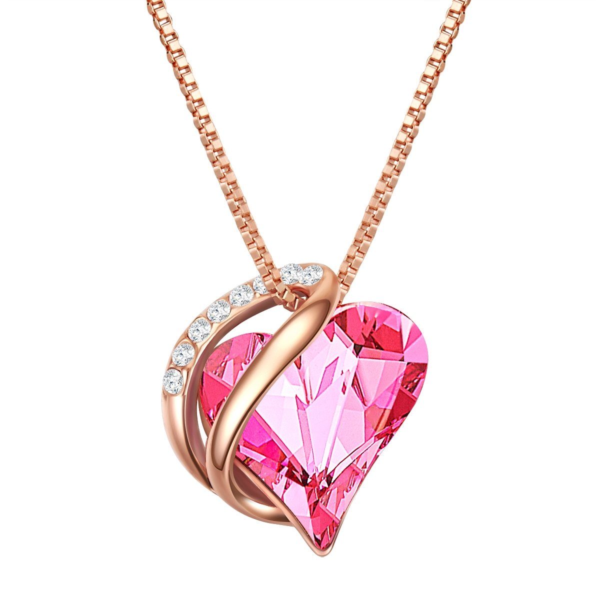 Rafaela Donata Silberkette Herz roségold, aus Sterling Silber günstig online kaufen