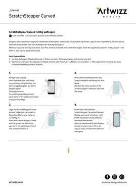 Artwizz Schutzfolie ScratchStopper Curved for Samsung Galaxy S10e (2er Pack), Galaxy S10e