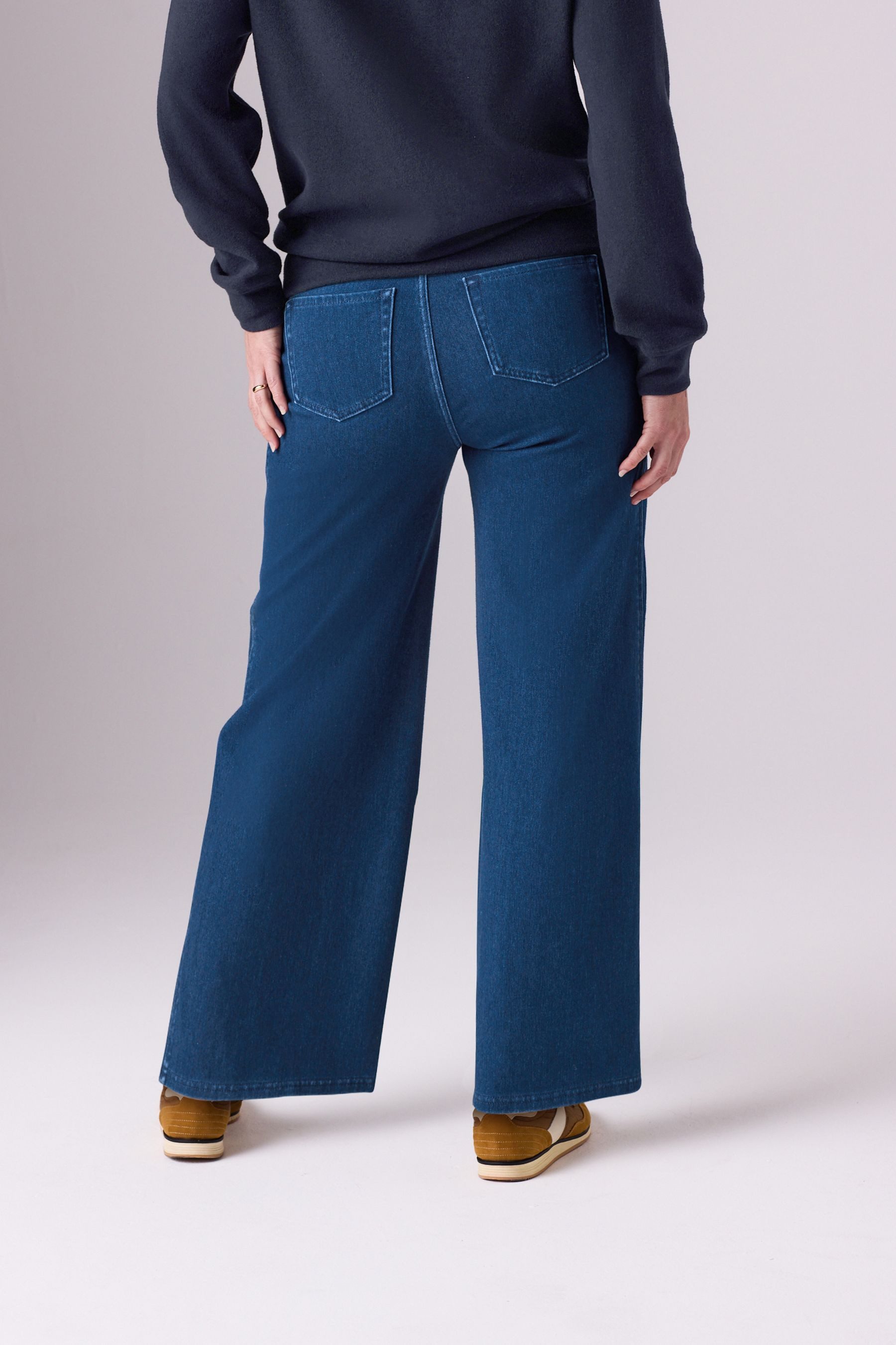 Next Weite Jeans Denim-Leggings mit weitem Bein, Umstandsmode (1-tlg) günstig online kaufen