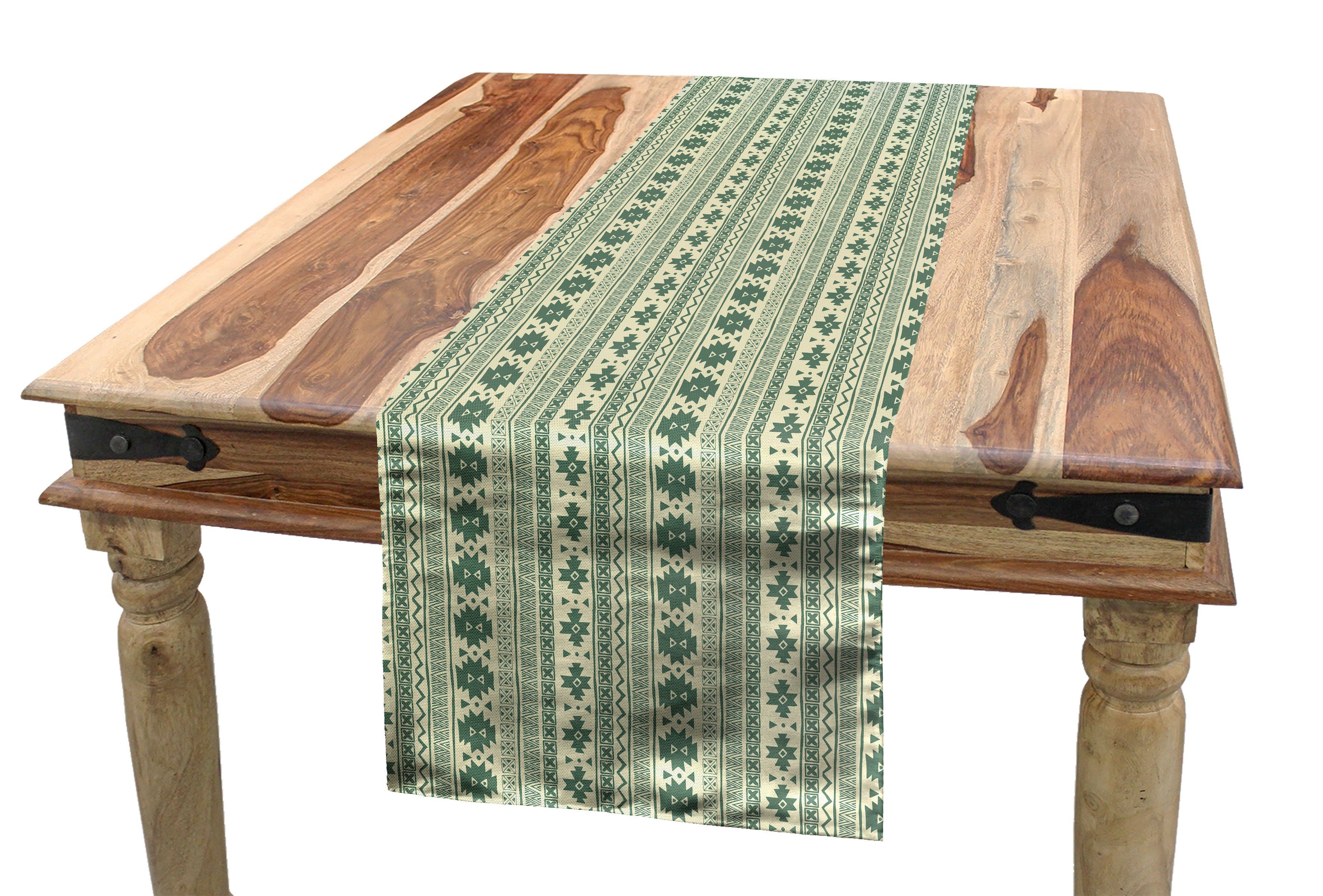Abakuhaus Tischläufer Esszimmer Tischläufer, aztekisch Dekorativer Rechteckiger Staatsgrenzen Tribal Küche