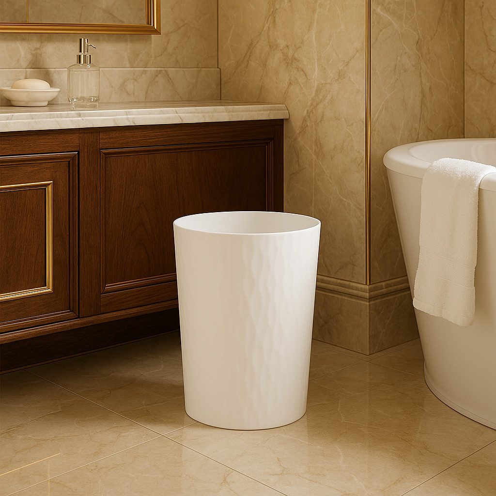 Sinoba Papierkorb moderner Mülleimer Papiereimer 9099 rund