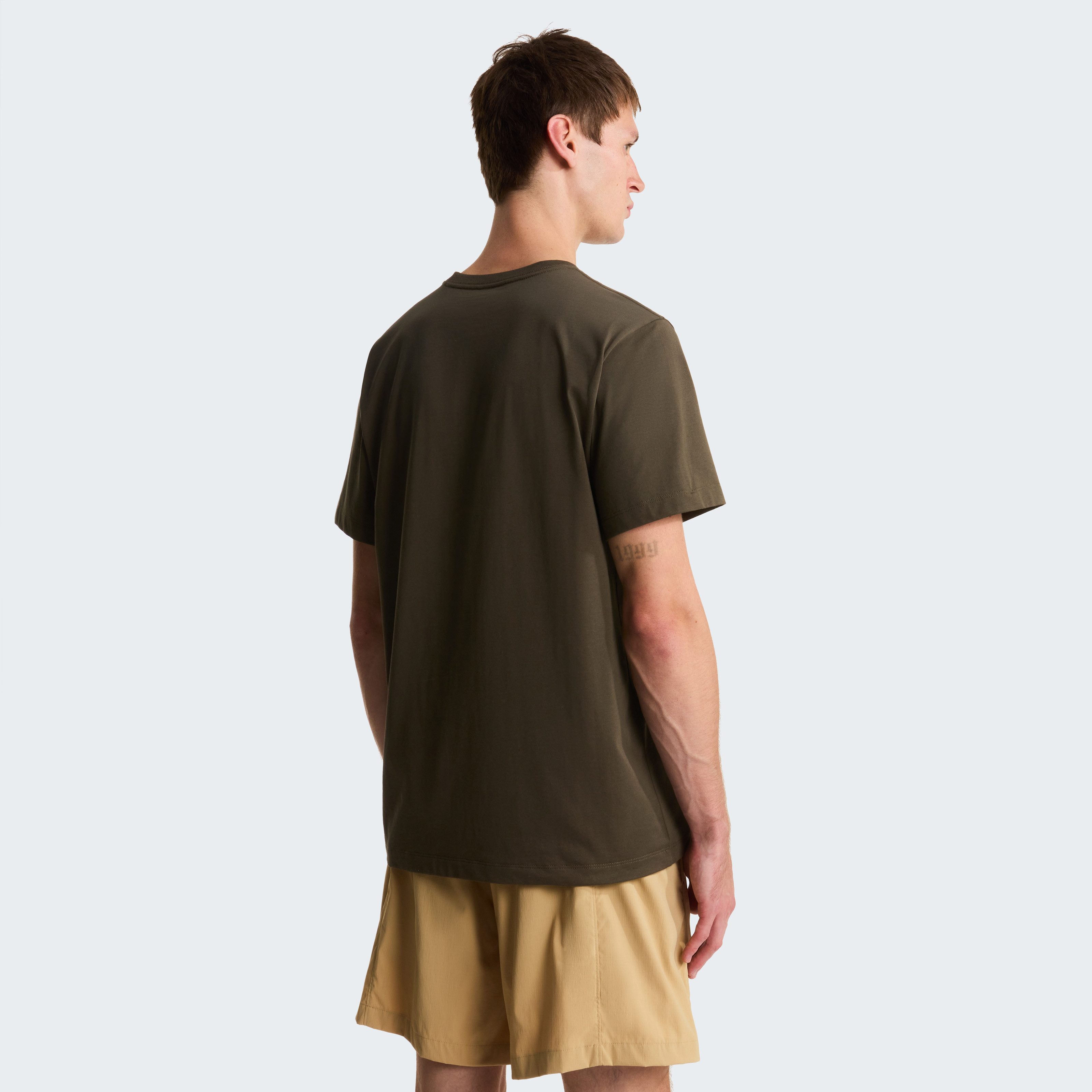 The North Face T-Shirt M EVOLUTION SIMPLE DOME REGULAR SHORT SL normale Passform, Kurzarm, für den Alltag, aus Baumwolle
