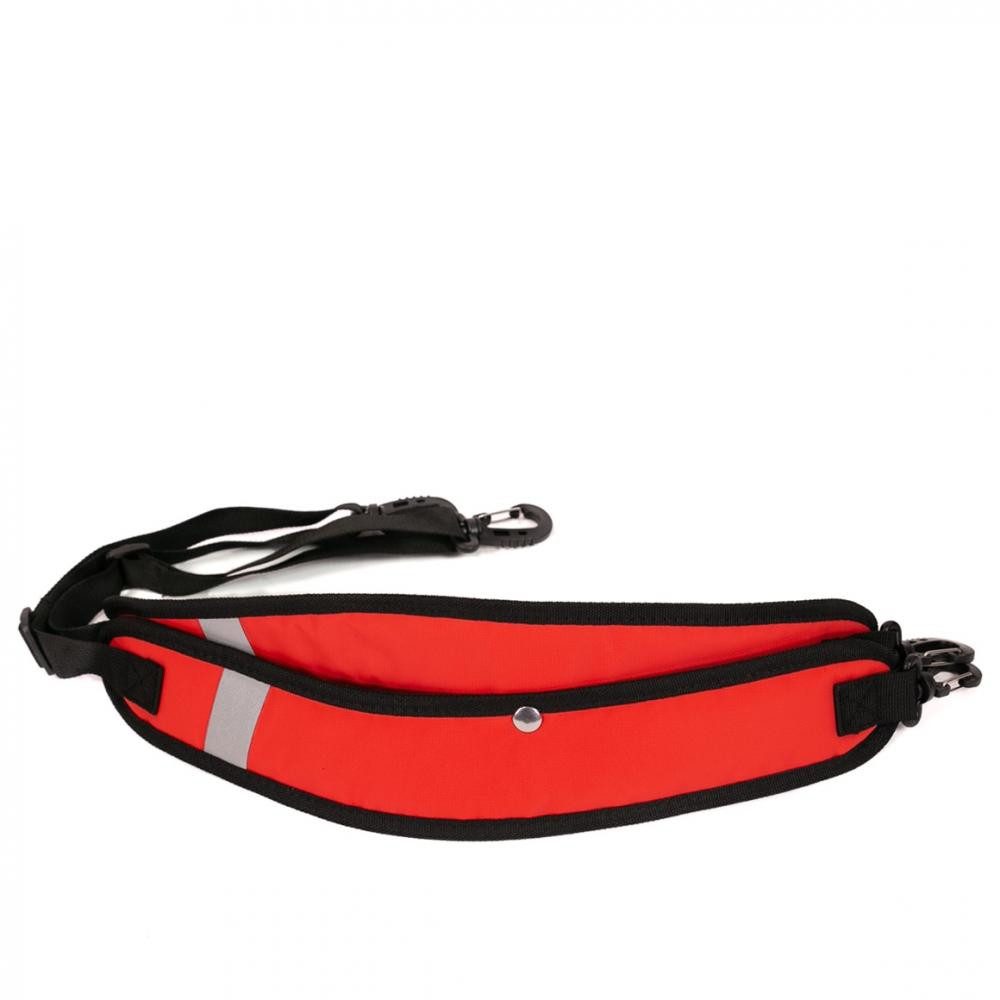 Haberland Fahrradrucksack Haberland Bike-Rucksack H2O schwarz/rot - wasserdichte Gepäckträgertas