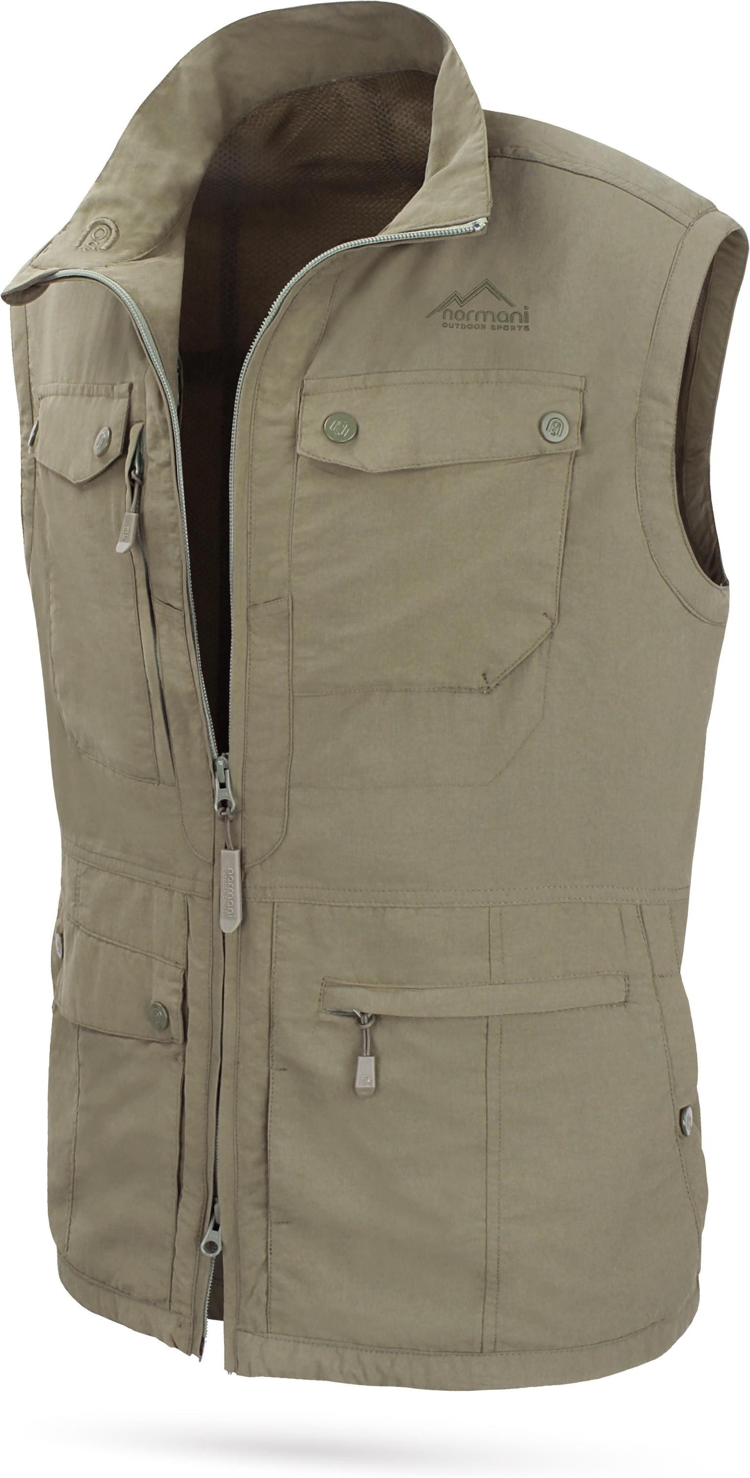 Funktionsweste Herren Outdoor Weste Kudu