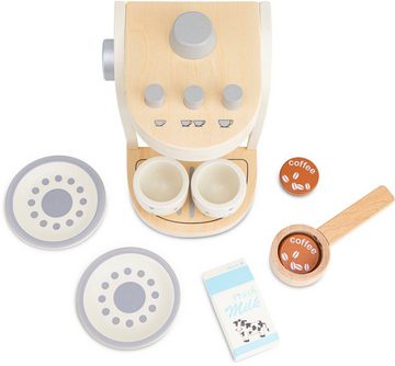 New Classic Toys® Kinder-Kaffeemaschine Holzspielzeug, Bon Appetit - Kaffeemaschine, Creme