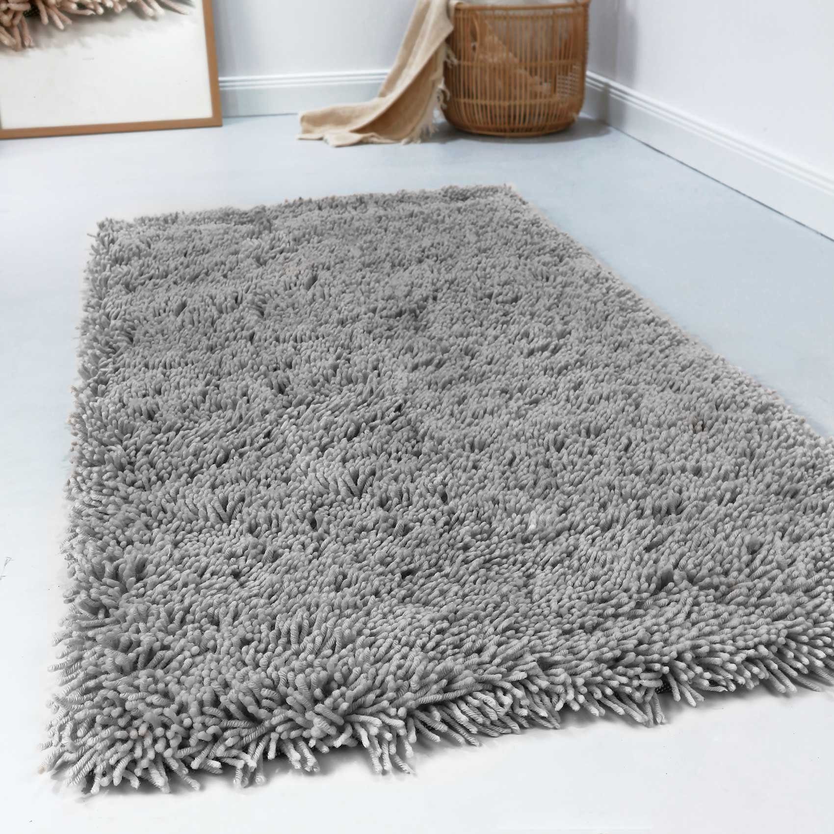 Esprit Wollteppich Seattle Shag, ESP-26391, rechteckig, Höhe: 50 mm, modern, flauschig aus Schurwolle, pflegeleicht, Wohn-, Schlafzimmer