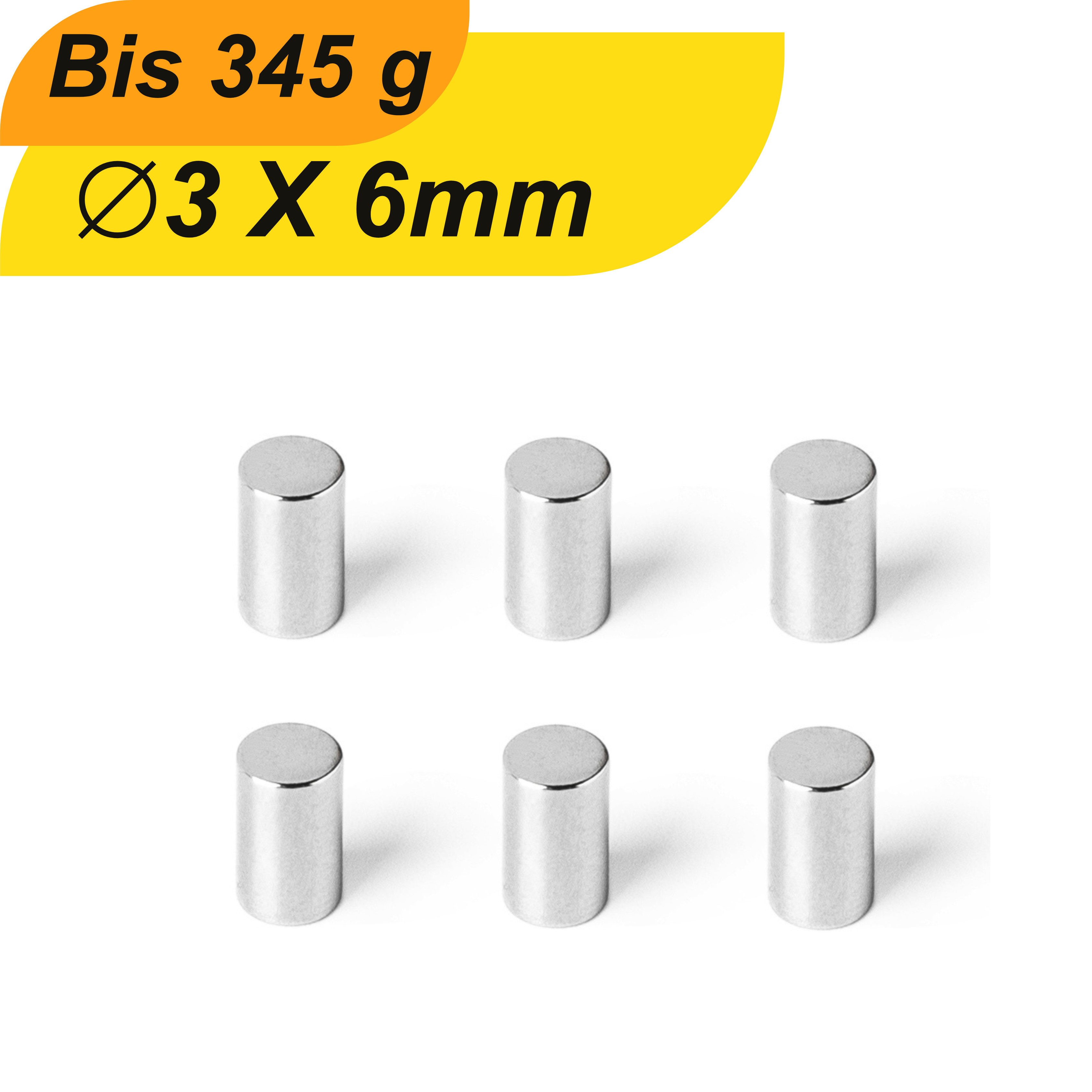 Magnet 3x6mm Neodym Supermagnete – Klein, Stark, Perfekt für DIY