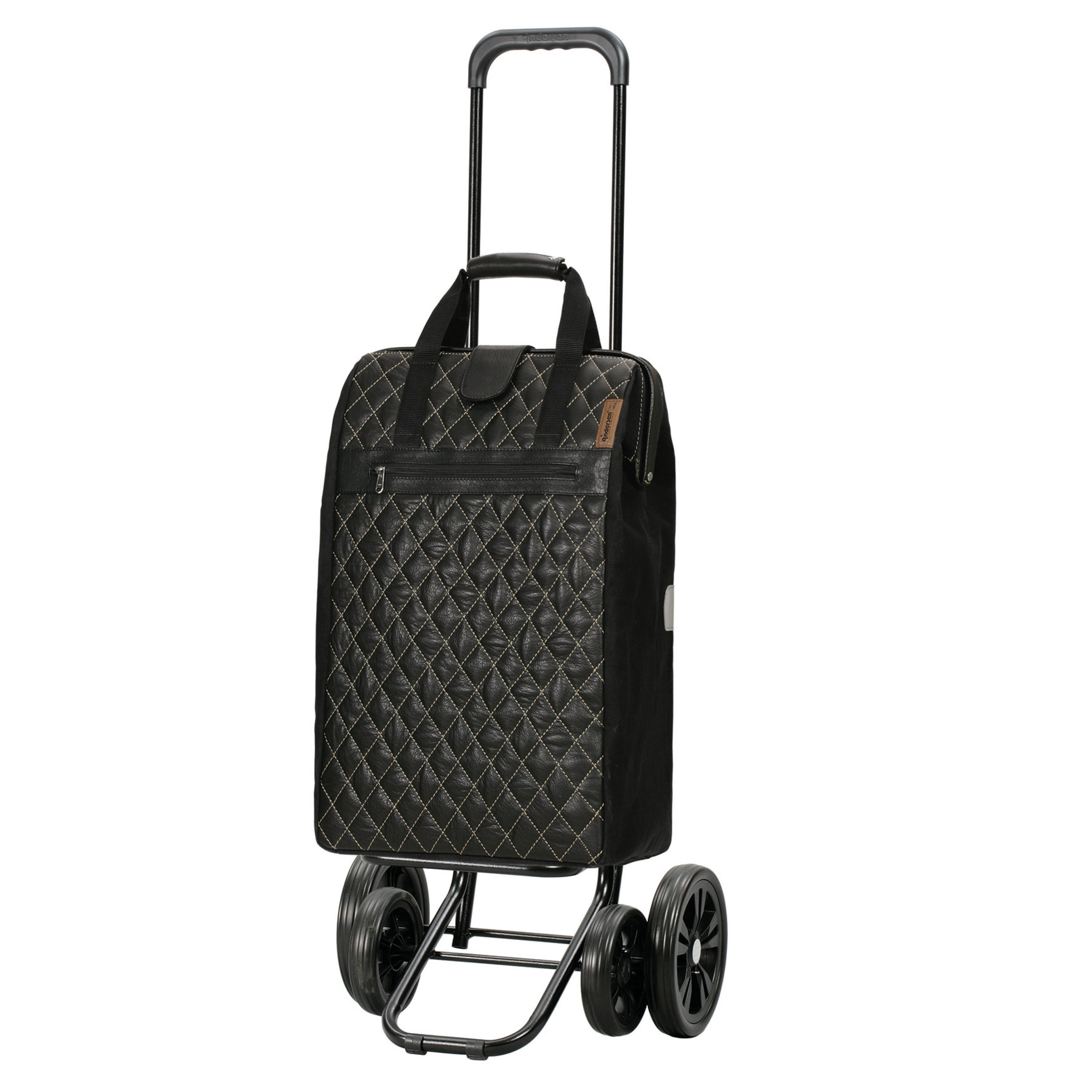 Einkaufstrolley Quattro Shopper Inra schwarz