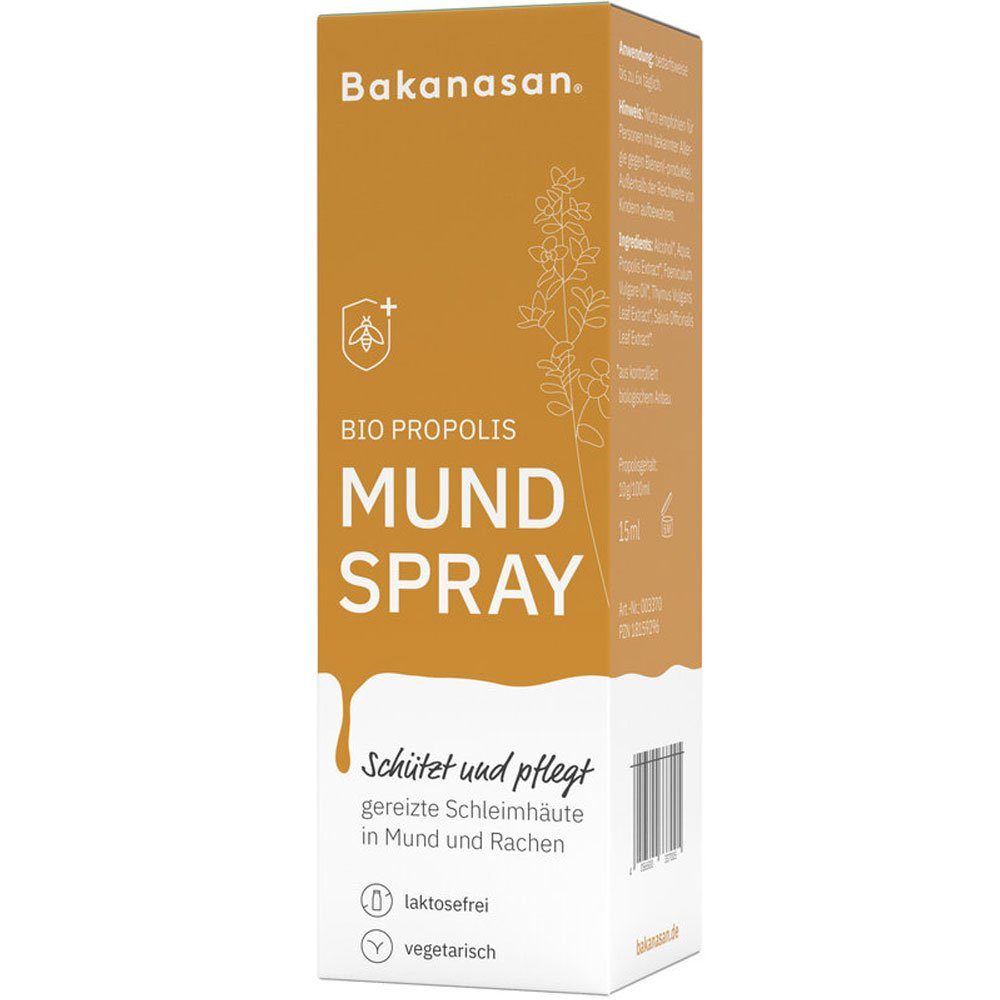 Bakanasan Mundspray, Bio Propolis, 15 ml