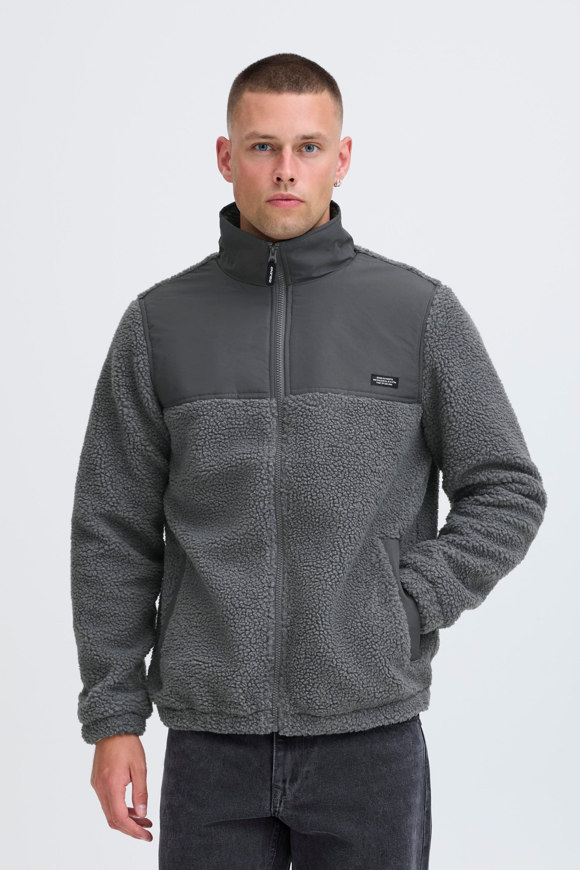 Blend Plüschjacke BHMTort Kuschelige Teddyjacke mit Taschen günstig online kaufen