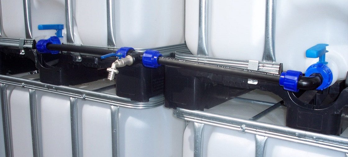Thumbnail - Voxtrade Regenwassertank IBC Verbindung 3/4" Auslaufhahn Wassertanks 1000L Container Adapter, (Je nach Variante, 2-tlg.,...