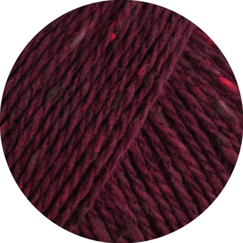 LANA GROSSA LANDLUST SOFT TWEED 180 Häkelwolle, 180 m, Klassisch verzwirntes Tweedgarn aus Schurwolle mit mehrfarbigen Noppen