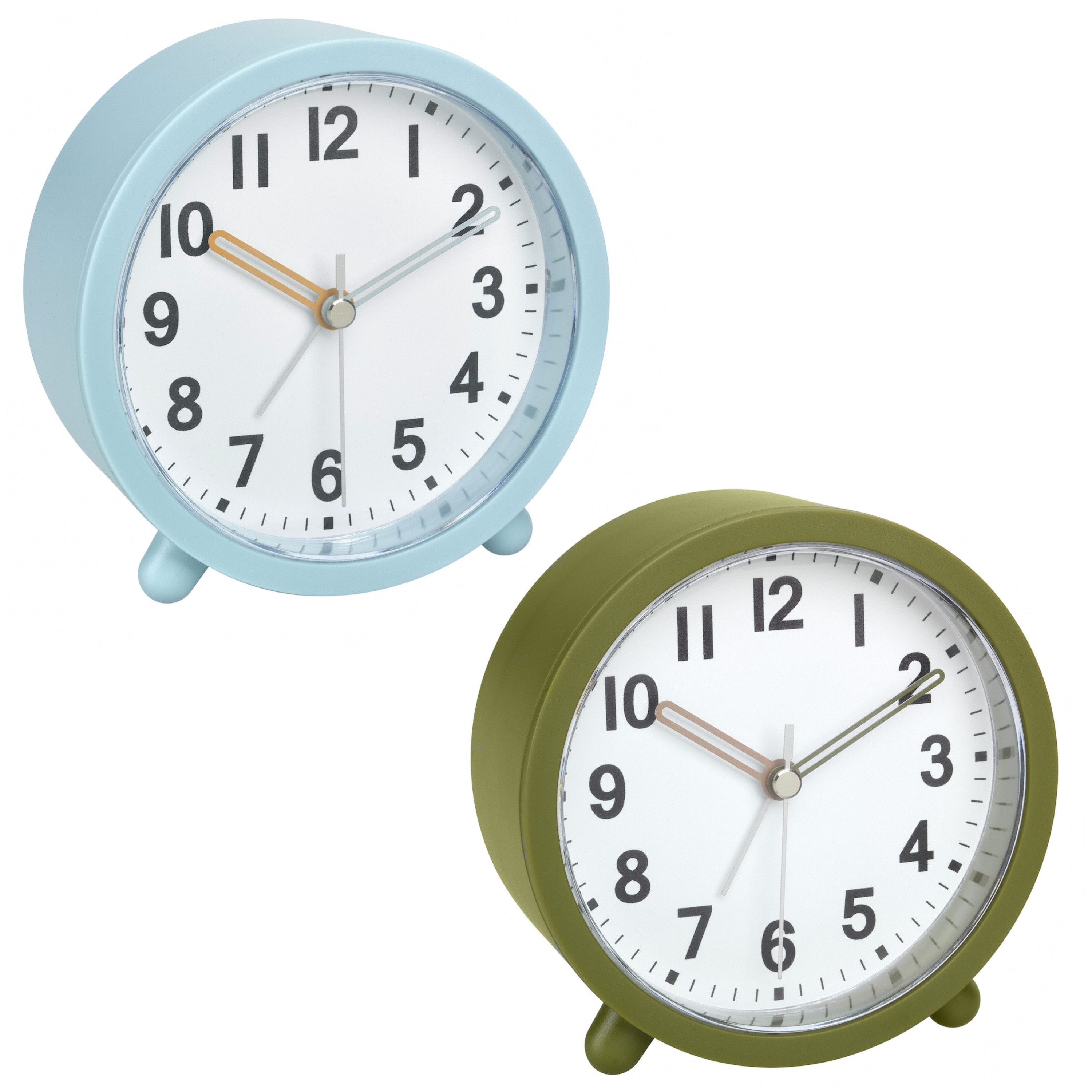 TFA Dostmann Quarzwecker TFA 60.1043 mit Sweep-Uhrwerk, Hintergrundbeleuchtung, Snooze-Funktion