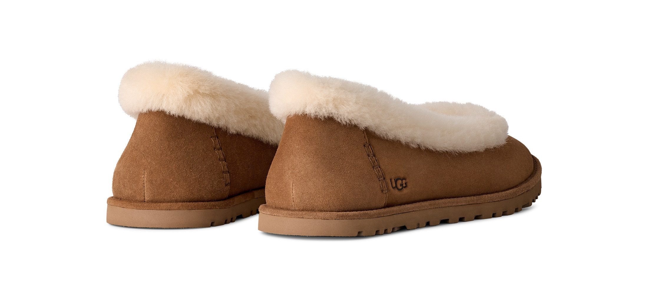 UGG Zora Ballet Flat Ballerina Homeslippers, Flats mit Logoverzierung günstig online kaufen