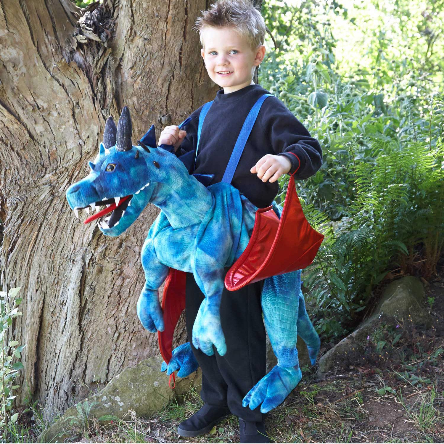 Riethmüller Kostüm Reitender Drache – Tragekostüm für Kinder