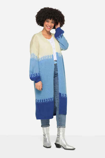 Angel of Style Cardigan Long-Strickjacke Farbverlauf Langarm