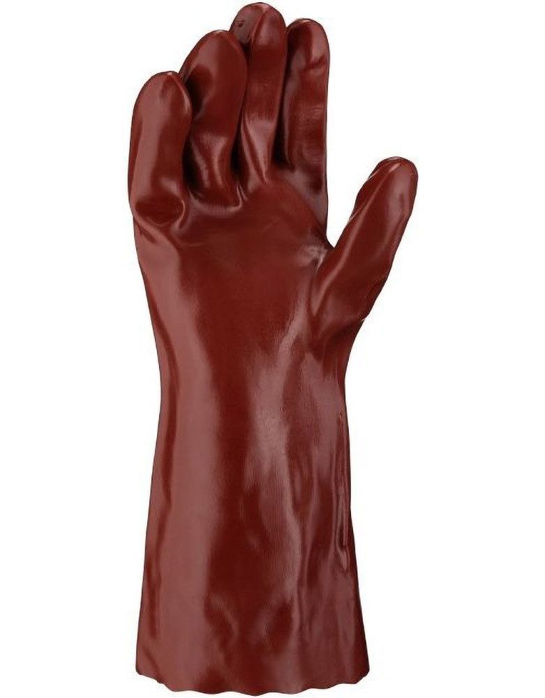 teXXor Arbeitshandschuh-Set Pvc-Handschuhe Rotbraun