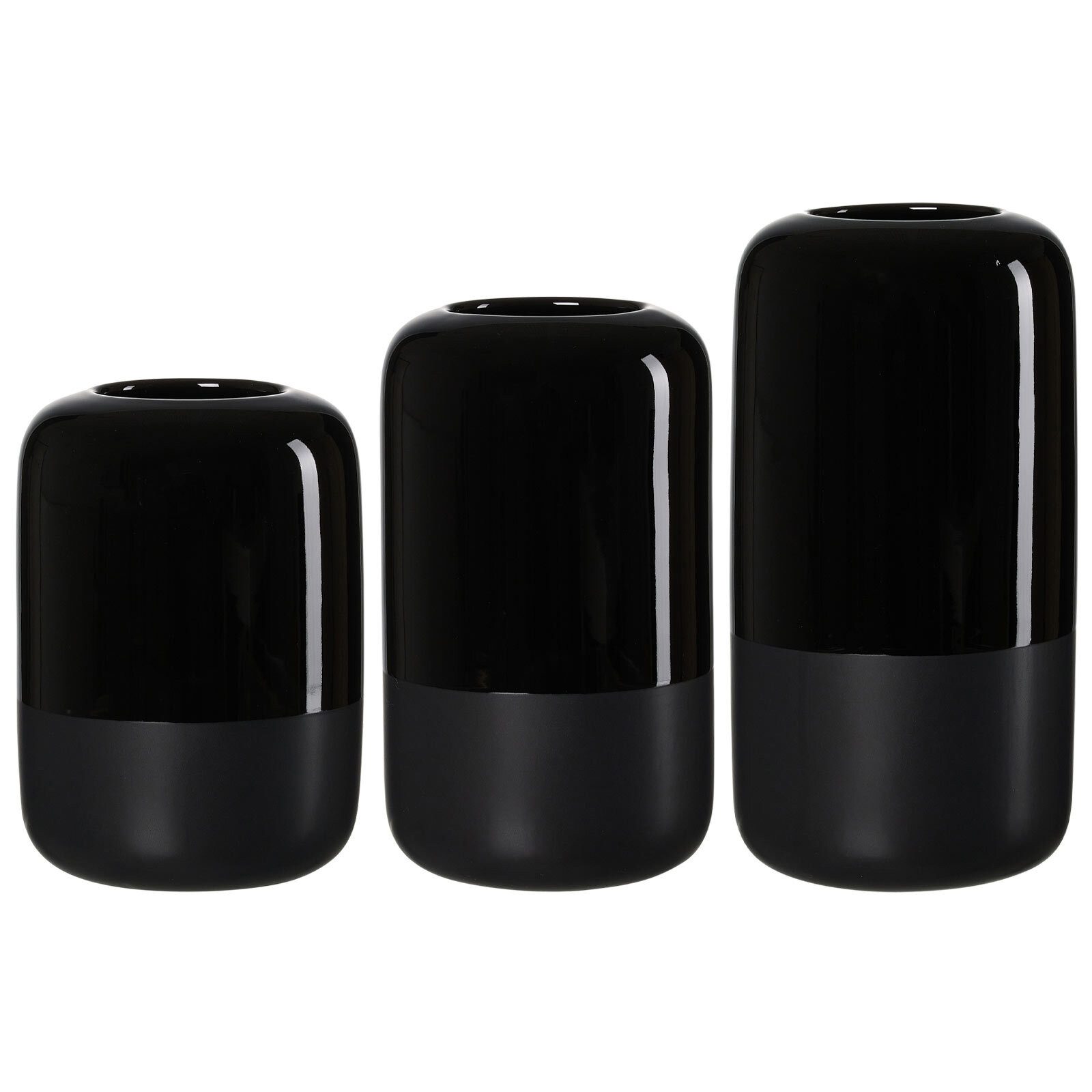 Dekovase Dome Vasen 20/25/30 cm 3er Set
