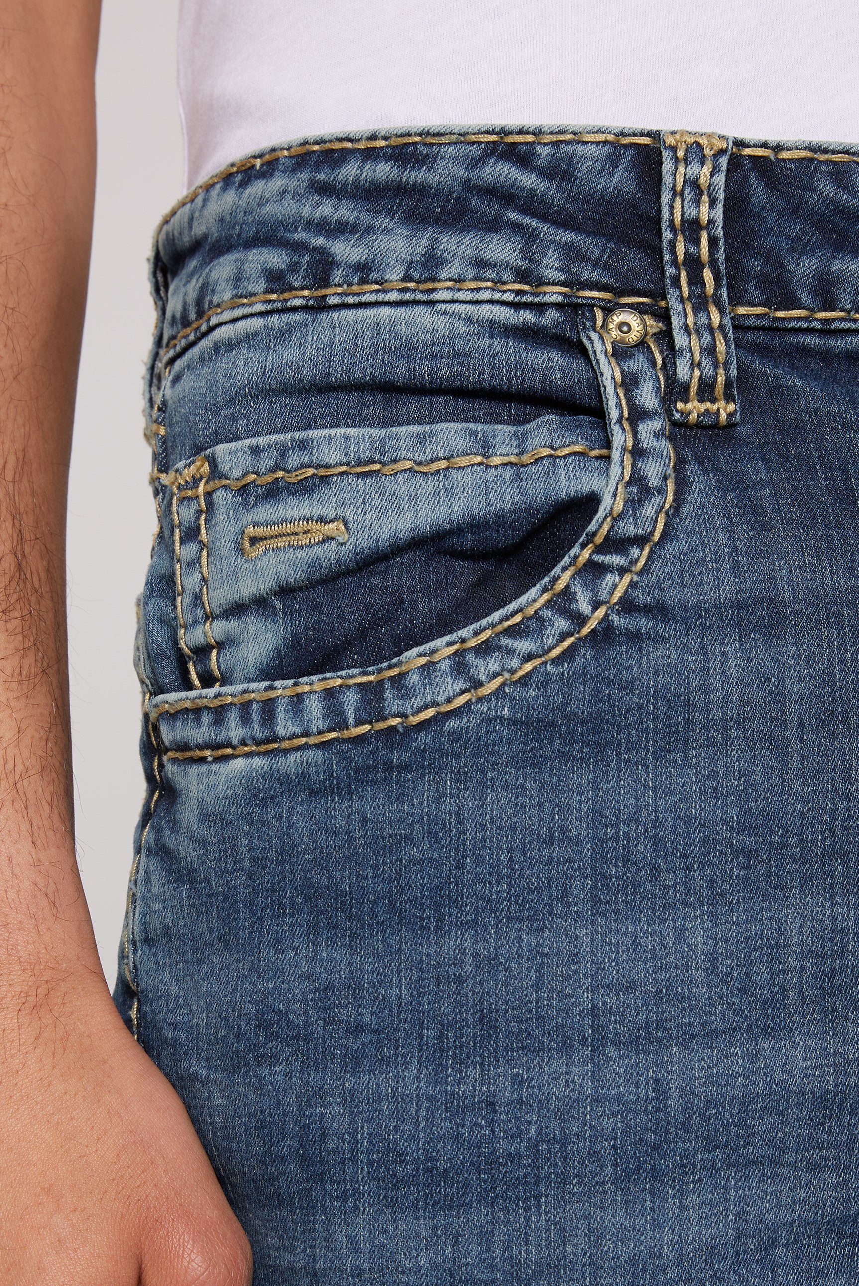 CAMP DAVID Regular-fit-Jeans mit normaler Leibhöhe