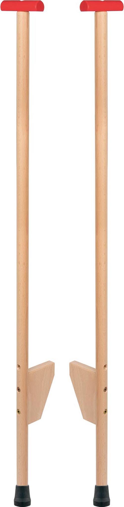 goki Balancetrainer Stelzen, per Set, mit höhenverstellbaren Standflächen und Gummifüße, Made in Germany