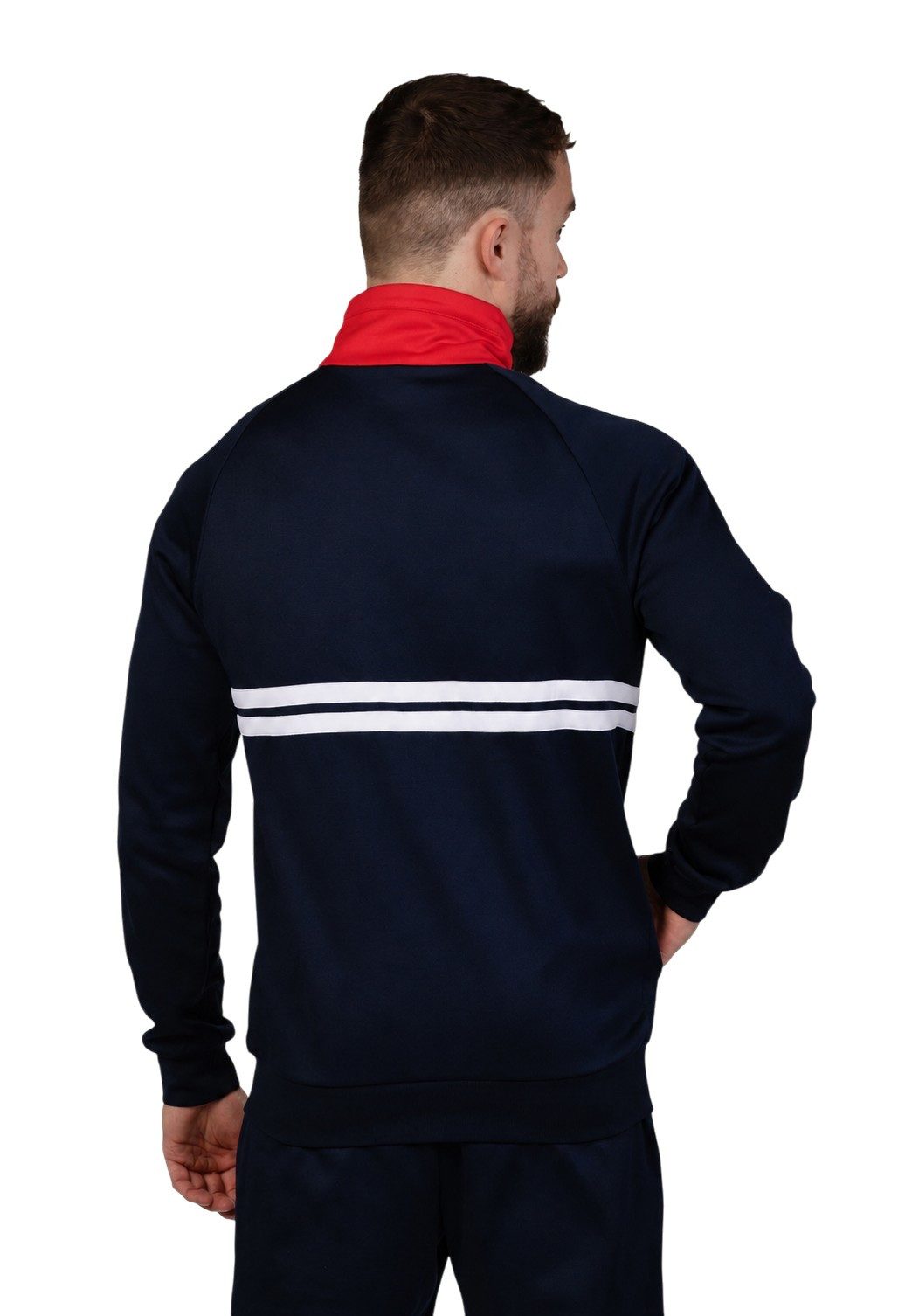 Sergio Tacchini Trainingsjacke Jacke Sergio Tacchini Dallas Track top Farbige Streifen-Details