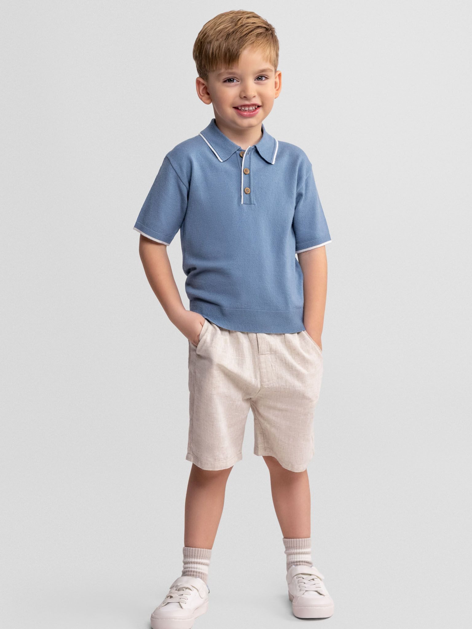 MINOTI T-Shirt & Shorts (2-tlg) Poloshirt mit Shorts
