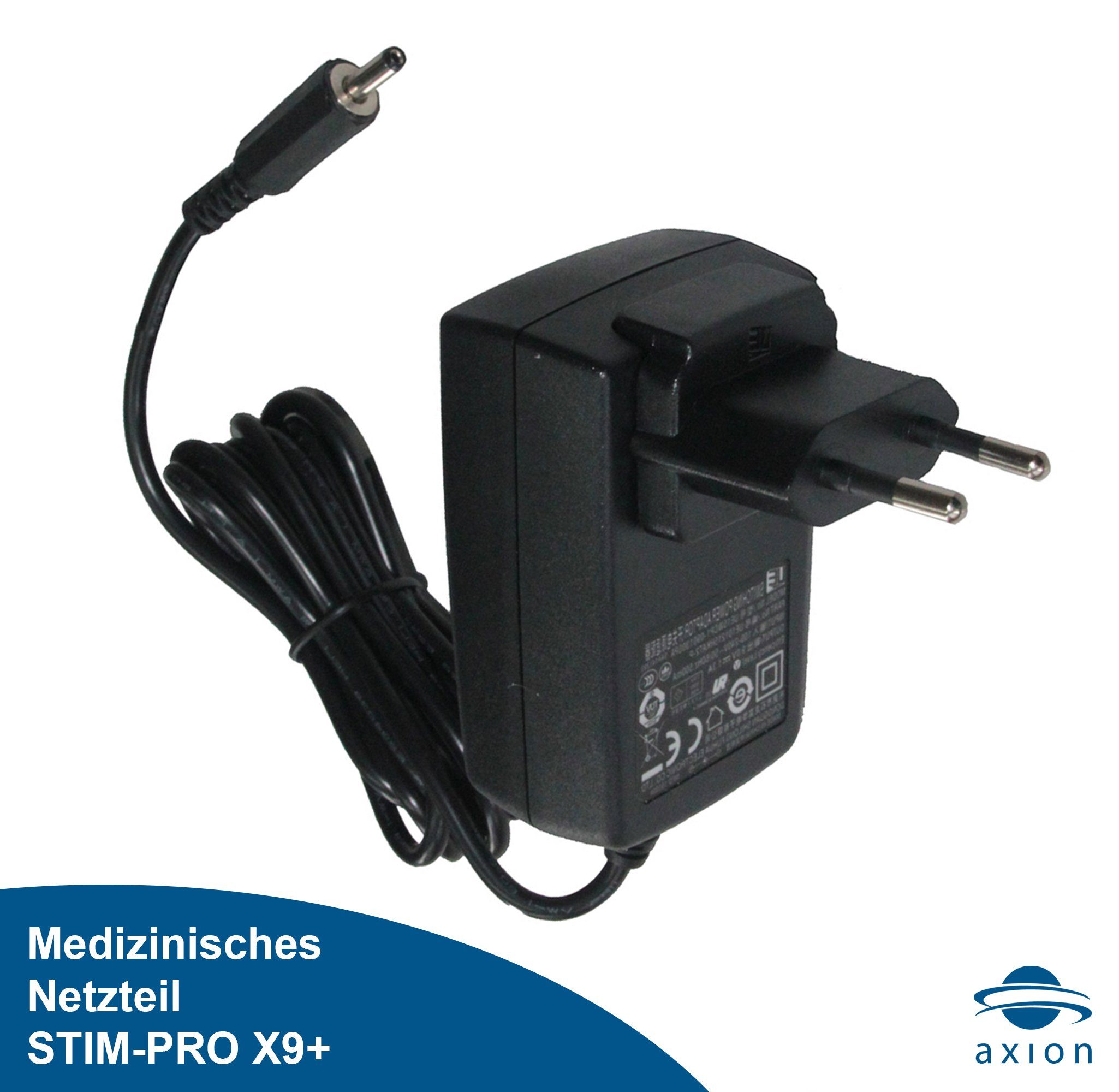 TENS-EMS-Gerät Netzteil für axion STIM-PRO X9+, Medizinisch zertifiziert
